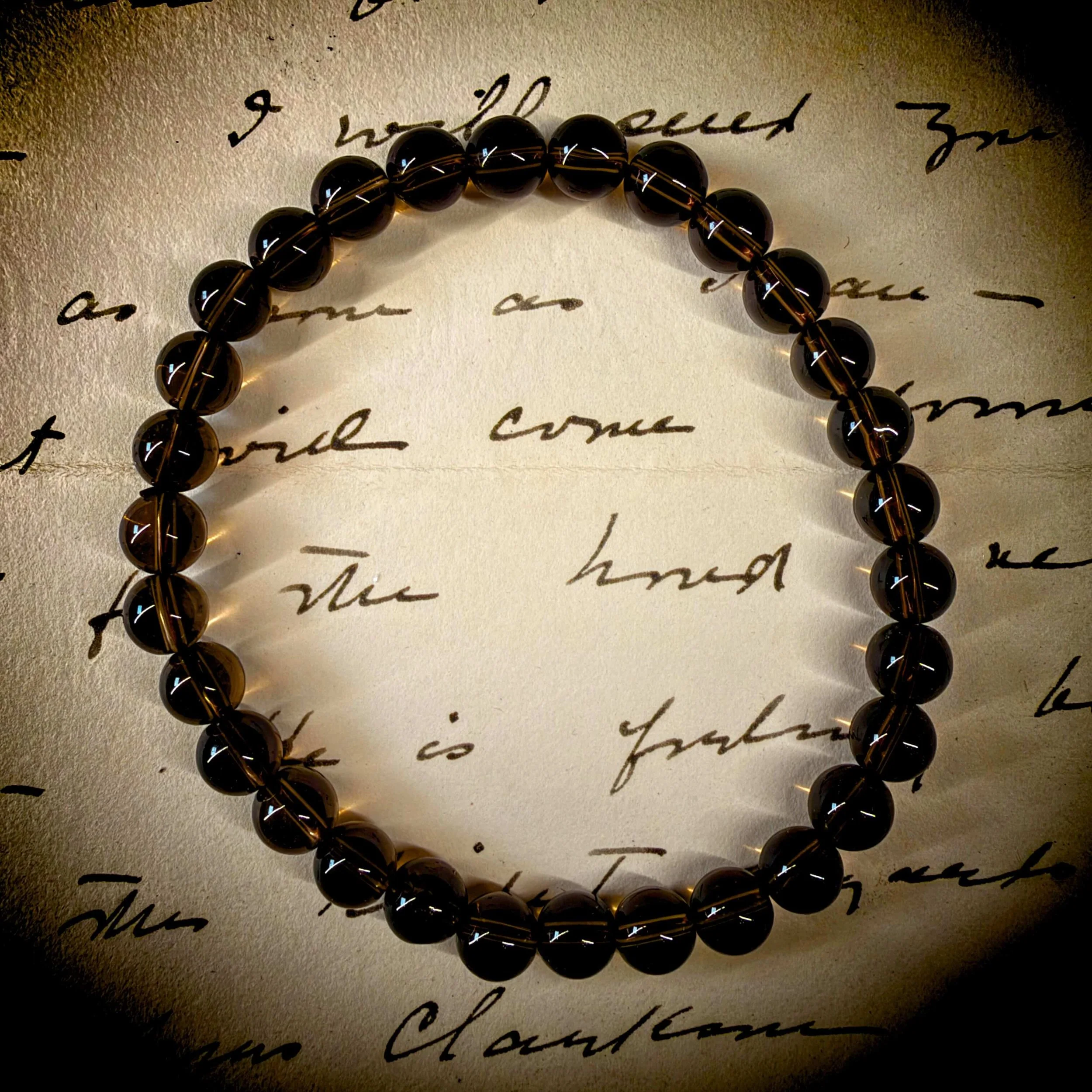 6mm Smoky quartz bracelet 7- 2.jpg