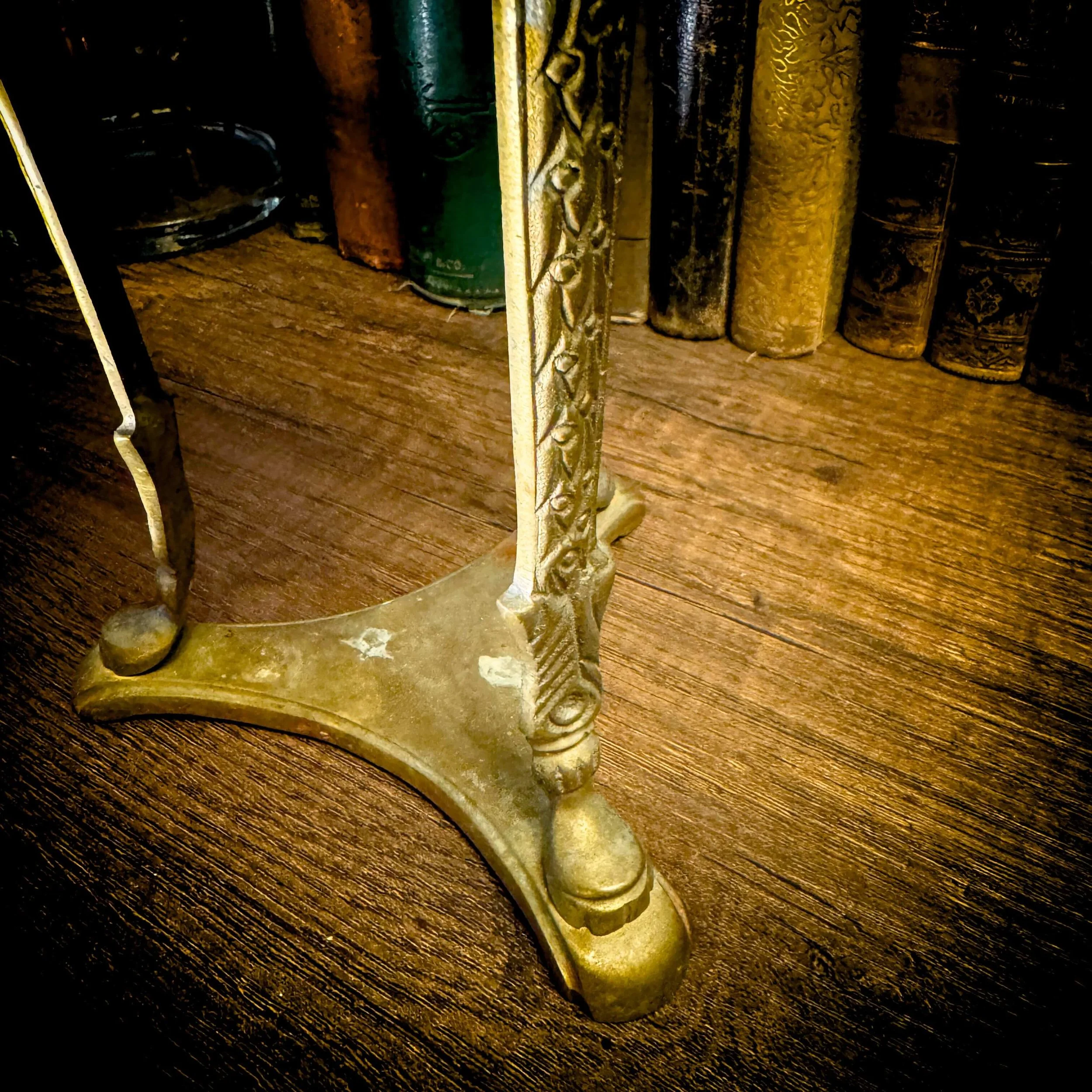 Brass Holder Red Cut Glass Bowl 17.jpg