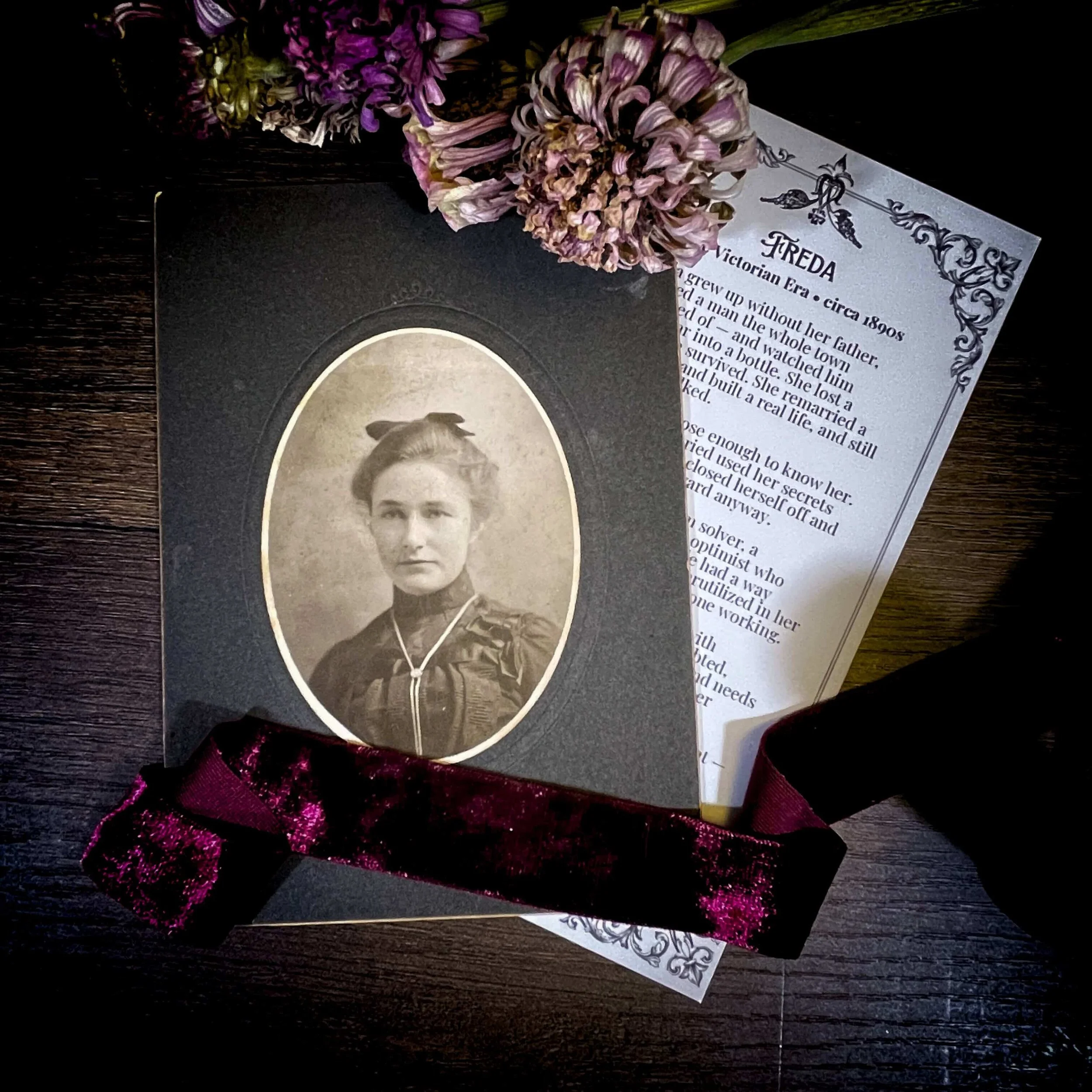Adopt Freda — Victorian Portrait with Psychic Reading