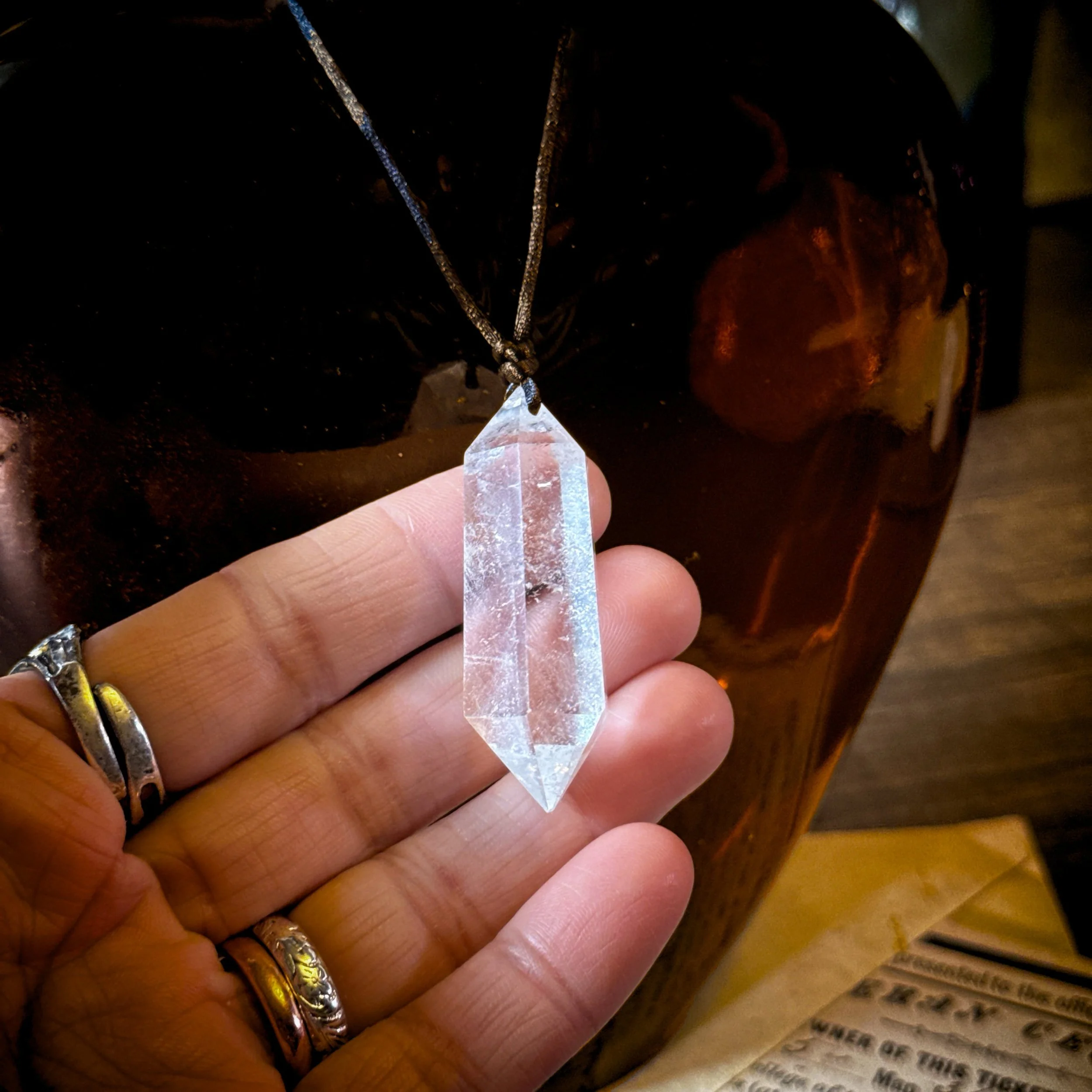 Prism Clear Quartz Necklace