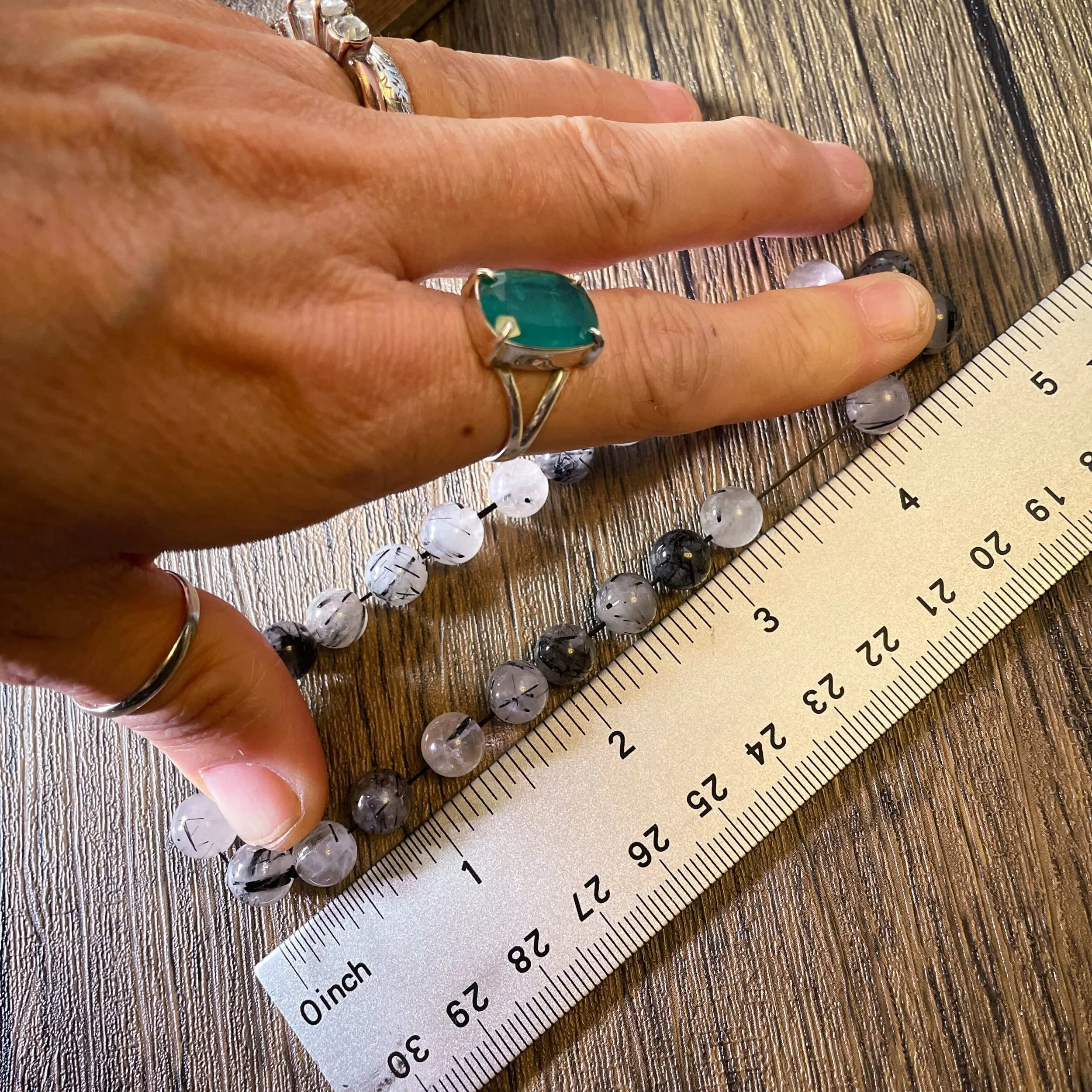 Tourmalinated Quartz Bead Bracelet 8(1).jpg