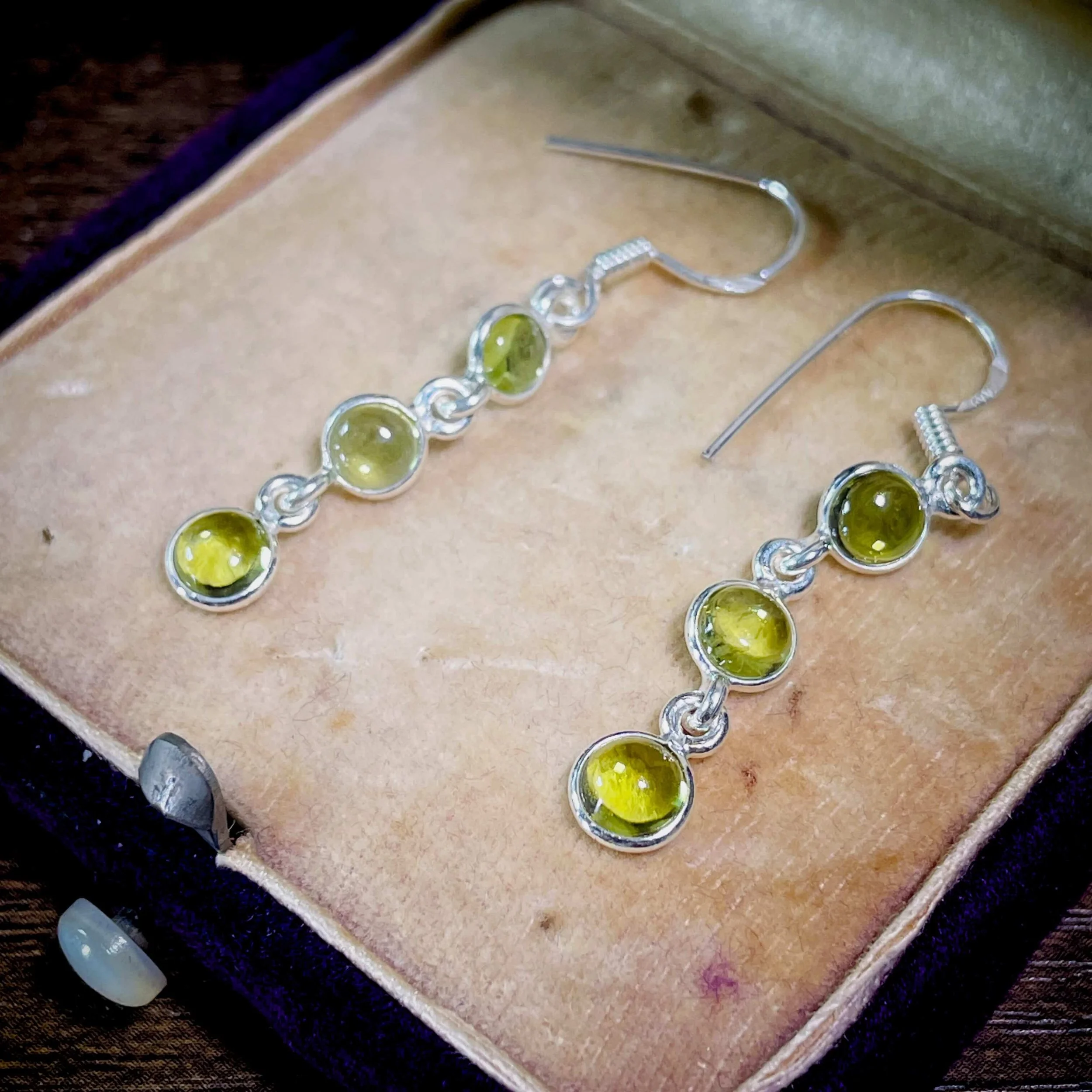 Peridot Earrings – For Renewal & Forward Energy