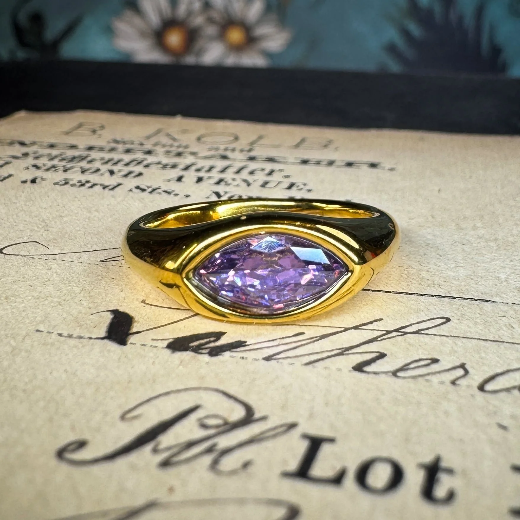 Horse Eye Zircon Ring Purple.jpg