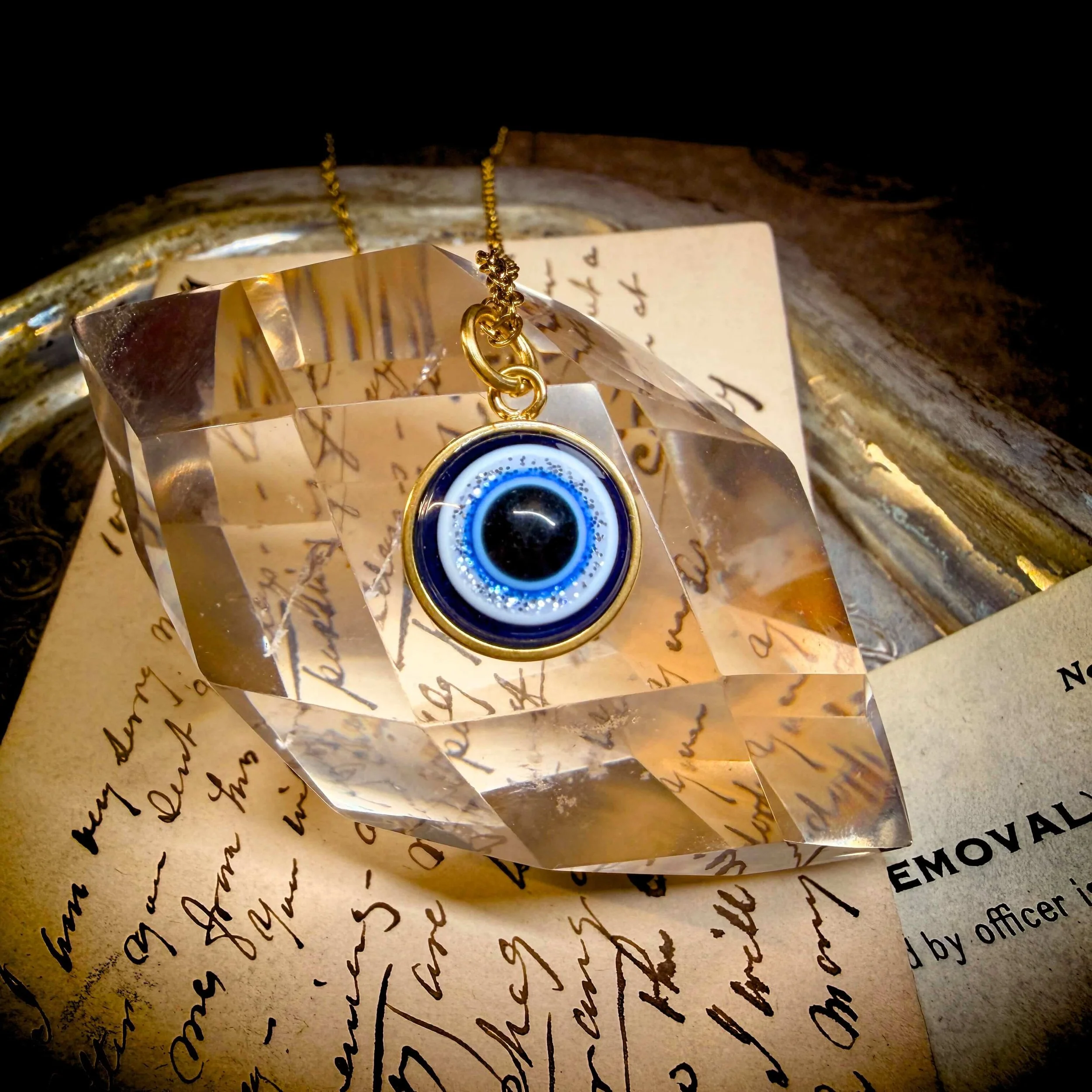 Evil Eye Pendant Necklace for Warding