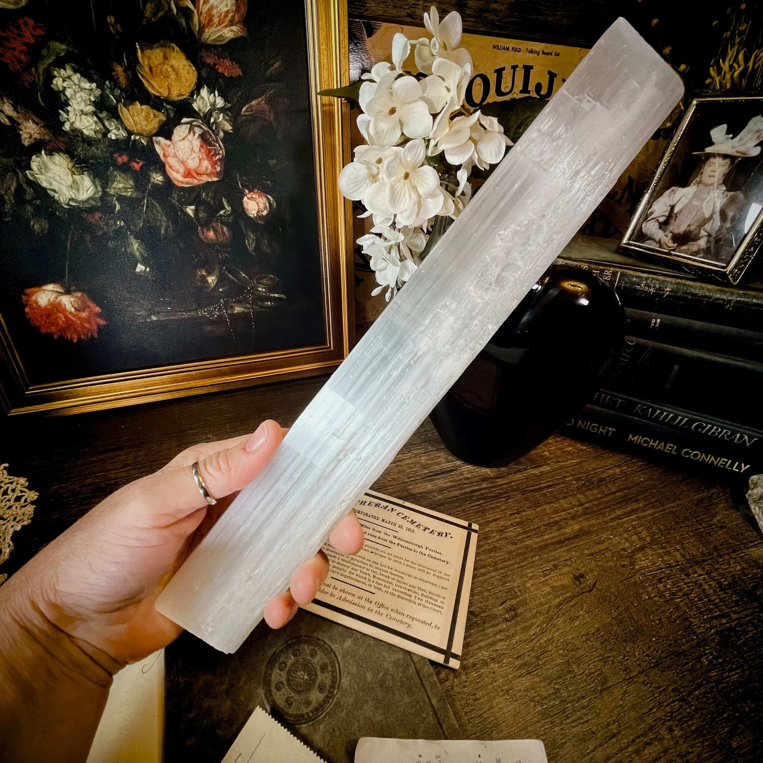 Selenite Wand – Energy Cleanser