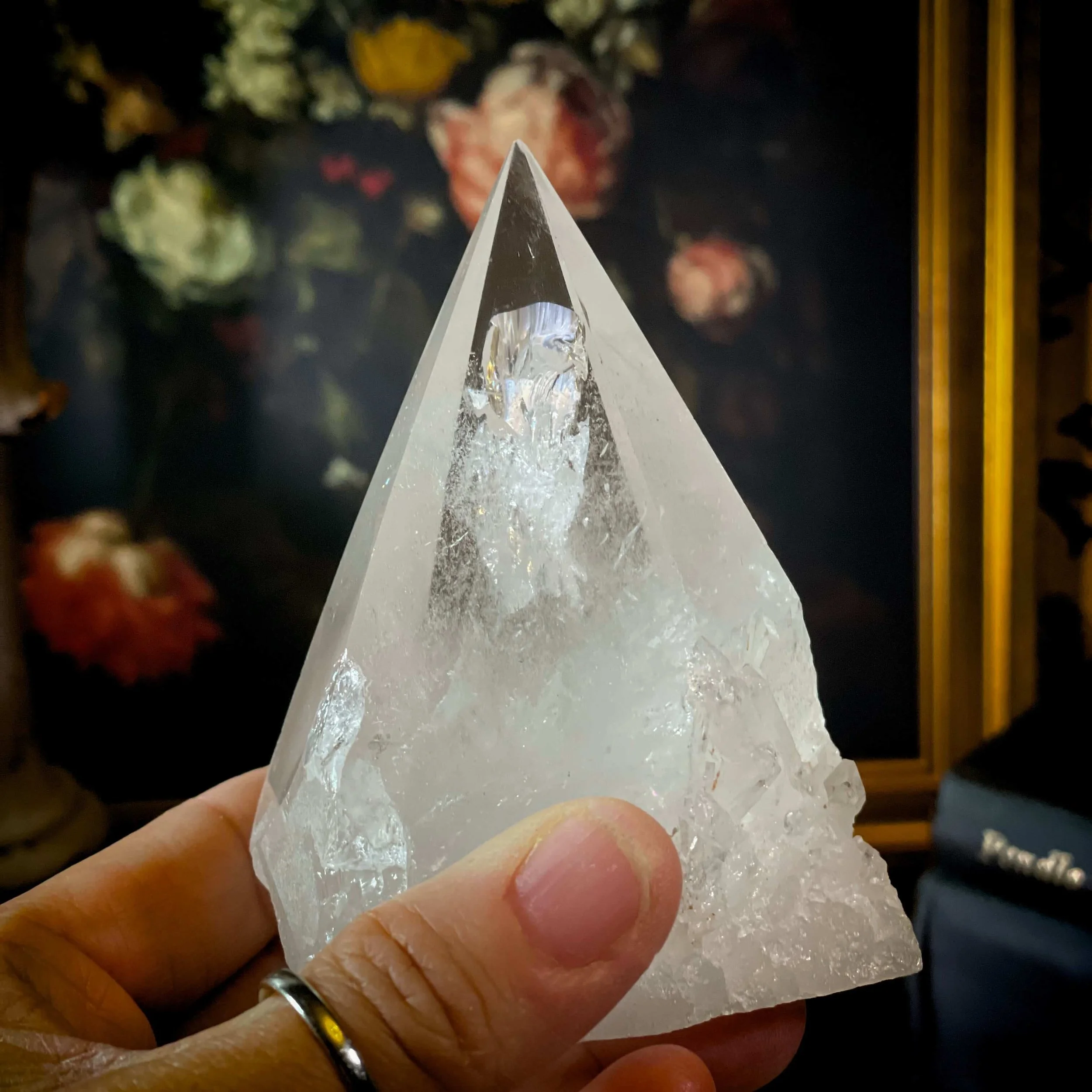 Clear Quartz Point _ Moss Agate Plate 2.jpg