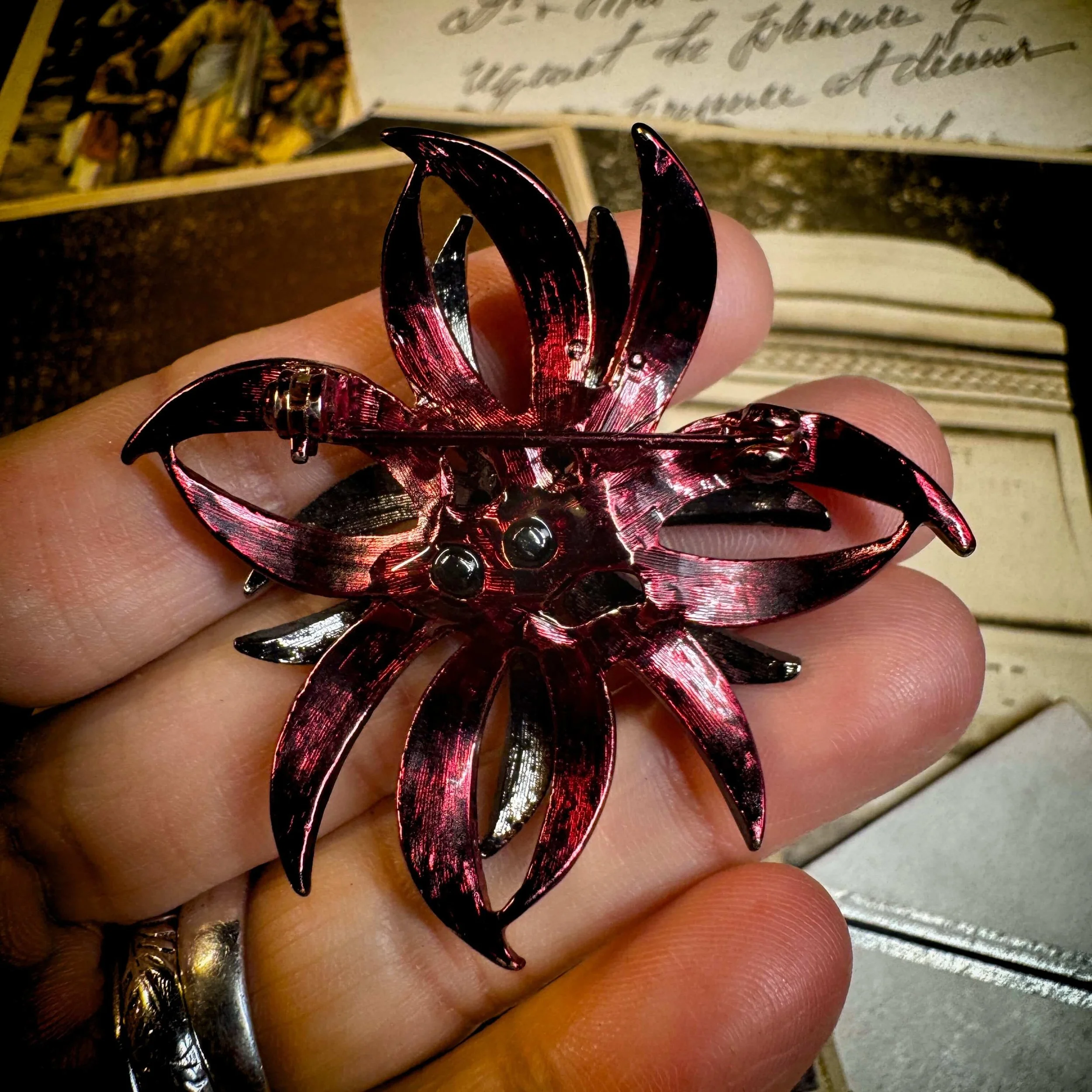 Burgundy Poinsettia Brooch 1(1).jpg