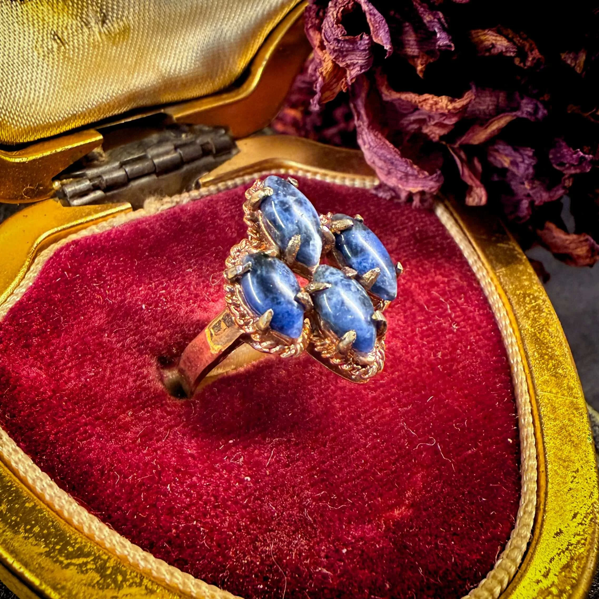Faux 4 Stone Ring Size 8-1.jpg