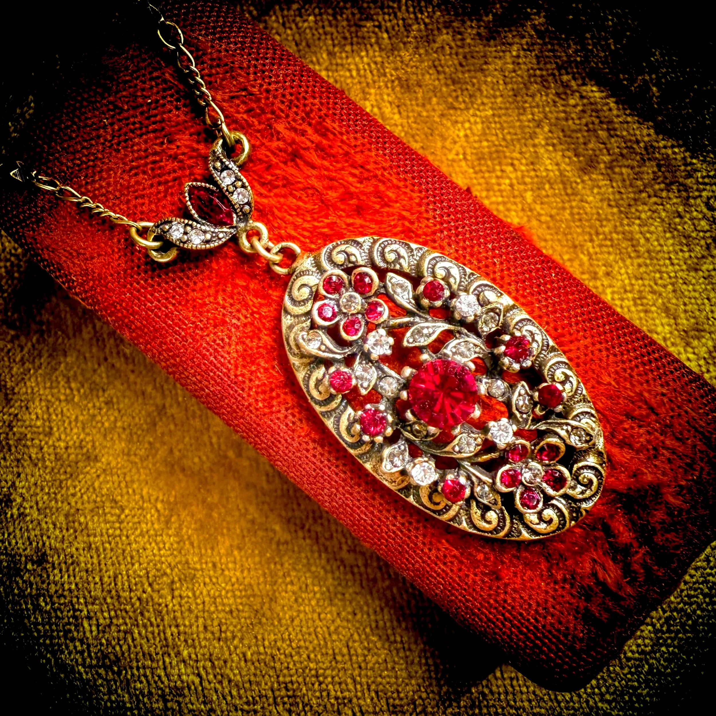 Victorian Garnet Floral Necklace 10.jpg