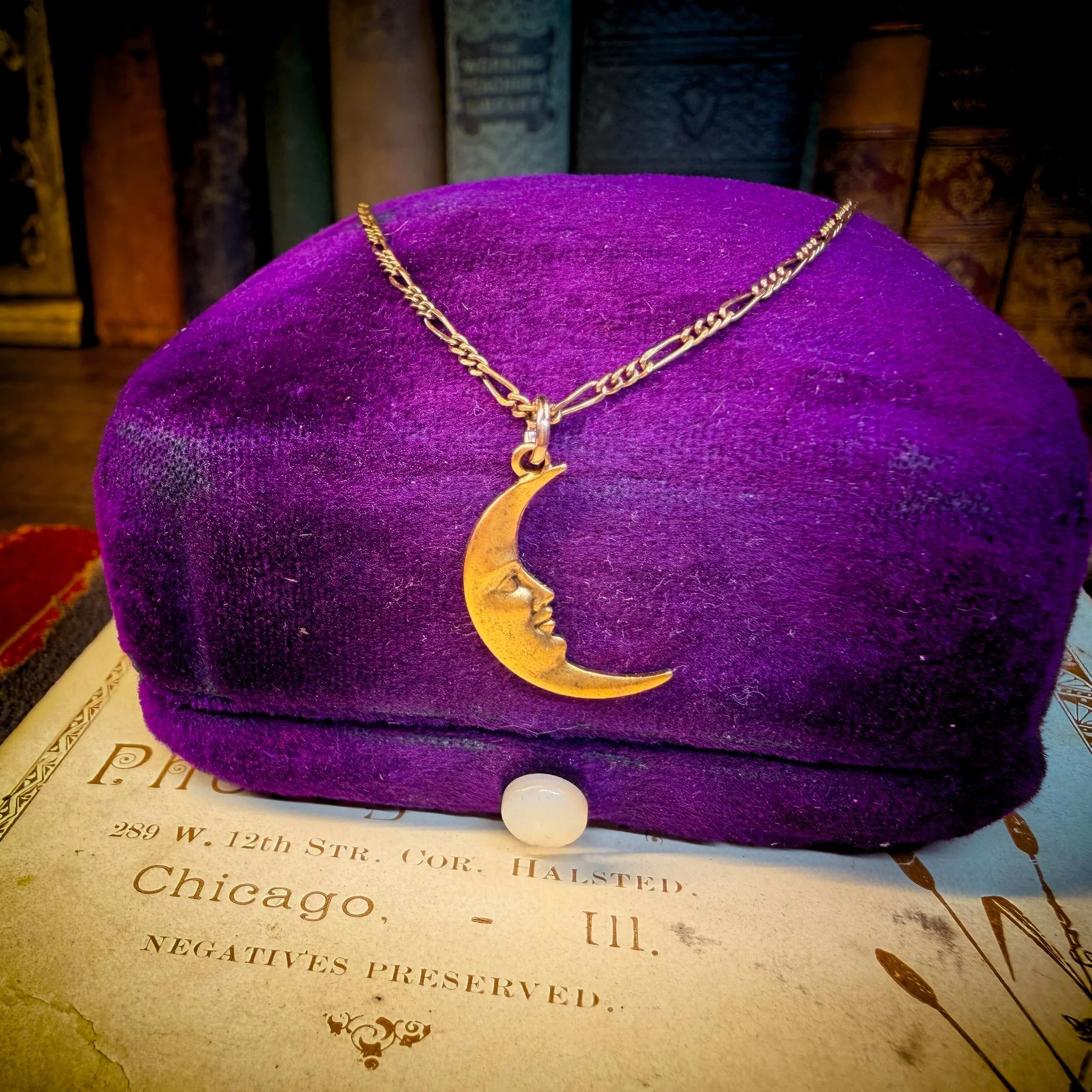 Gold Crescent Moon Necklace 10.jpg
