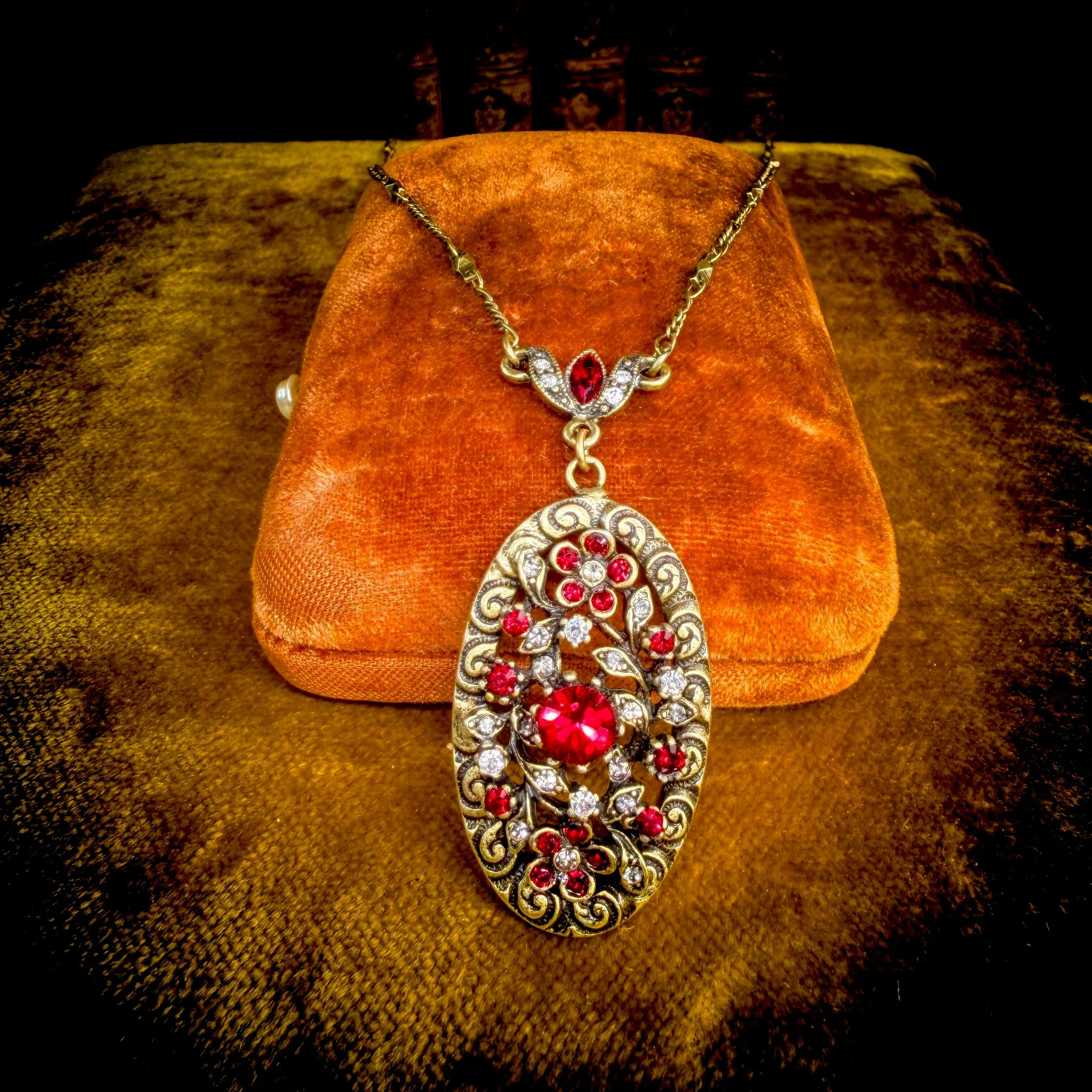 Victorian Garnet Floral Necklace 13.jpg