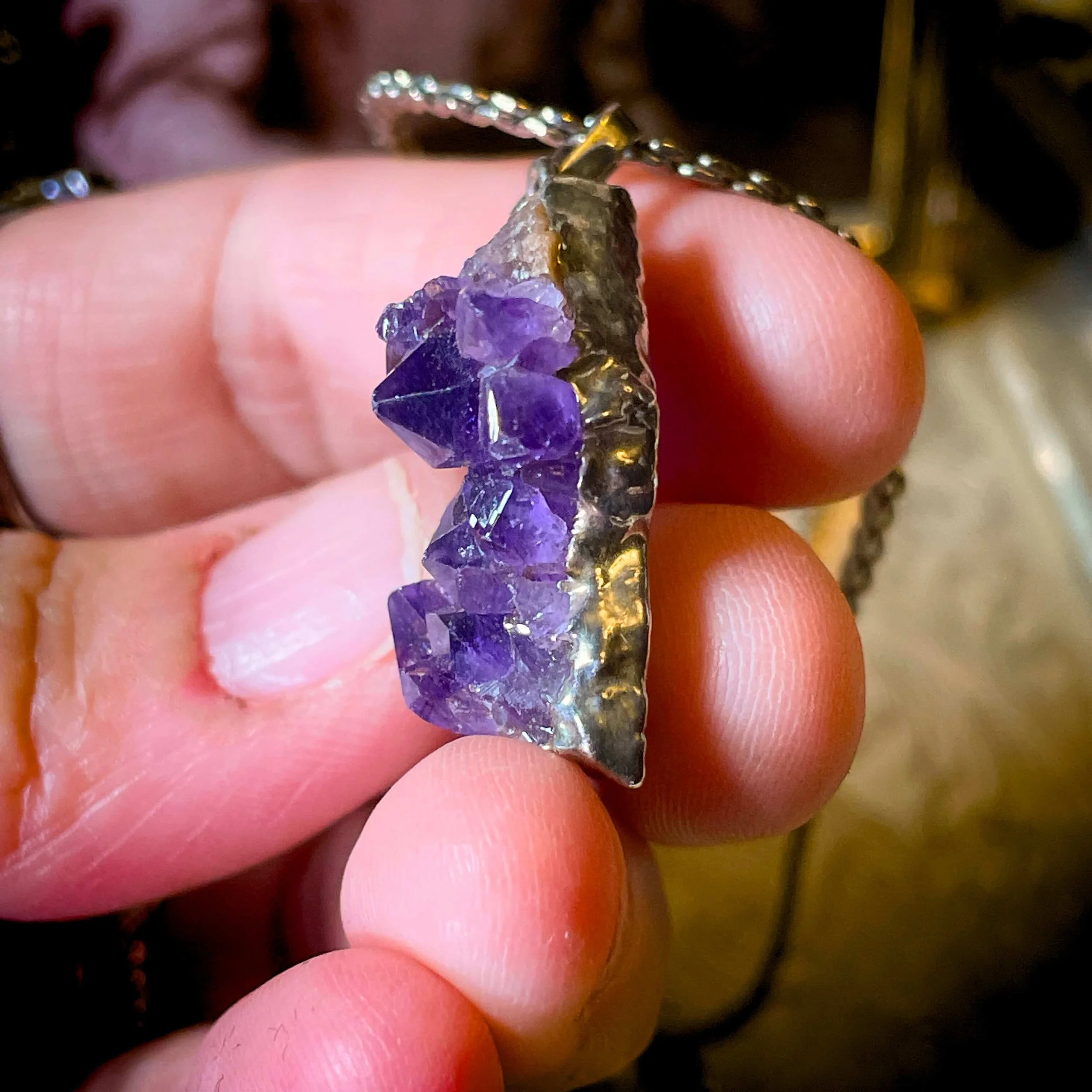 Amethyst Cluster 24 Inch Necklace 22(1).jpg