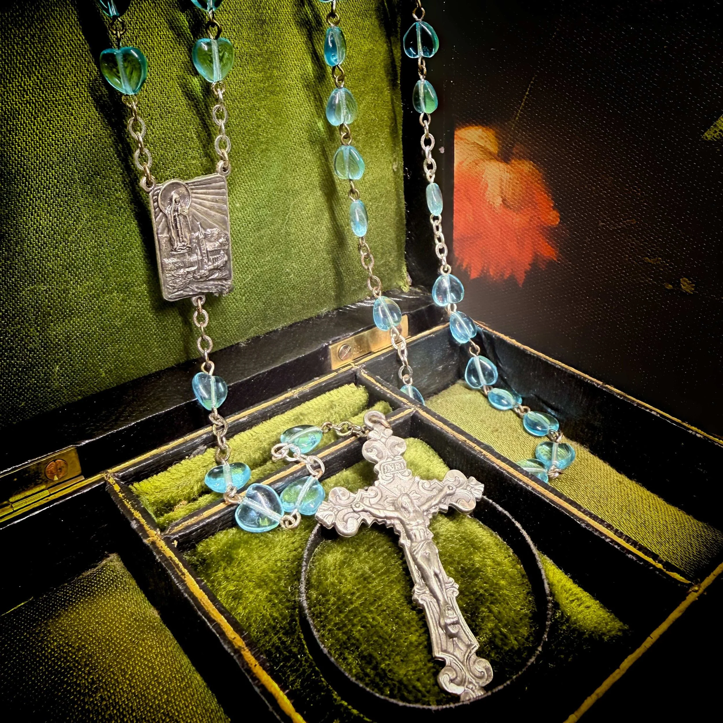 Lourdes Rosary Blue Heart Beads 15.jpg