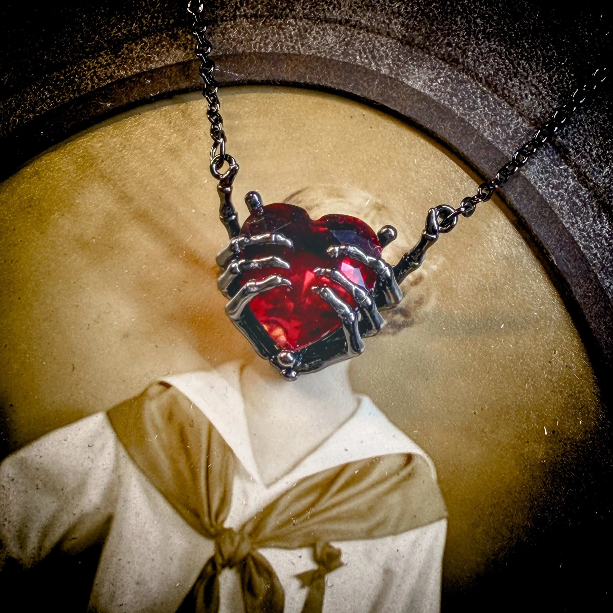 Skeleton Hand Heart Necklace 18.jpg