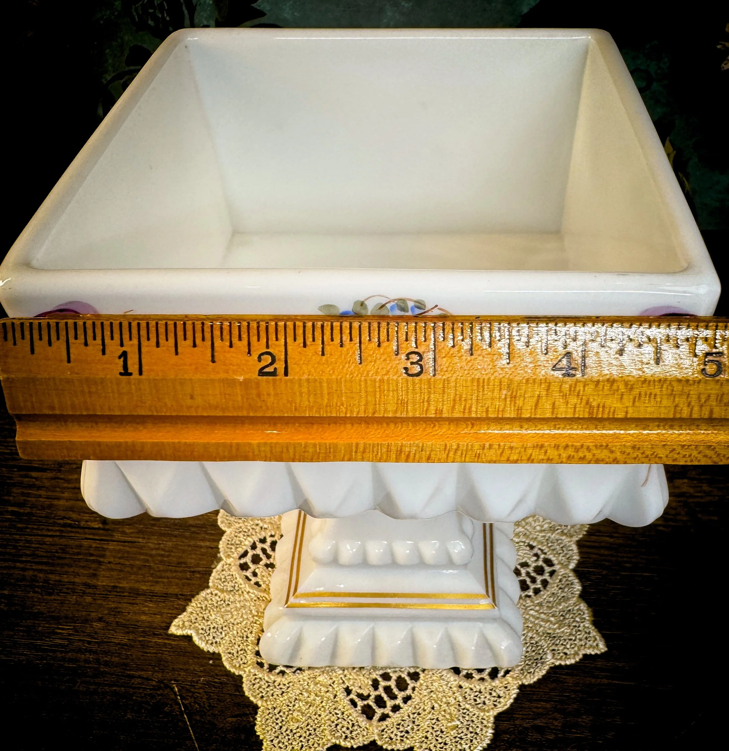 Westmoreland Milk Glass Wedding Cake Box Candy -3.jpg