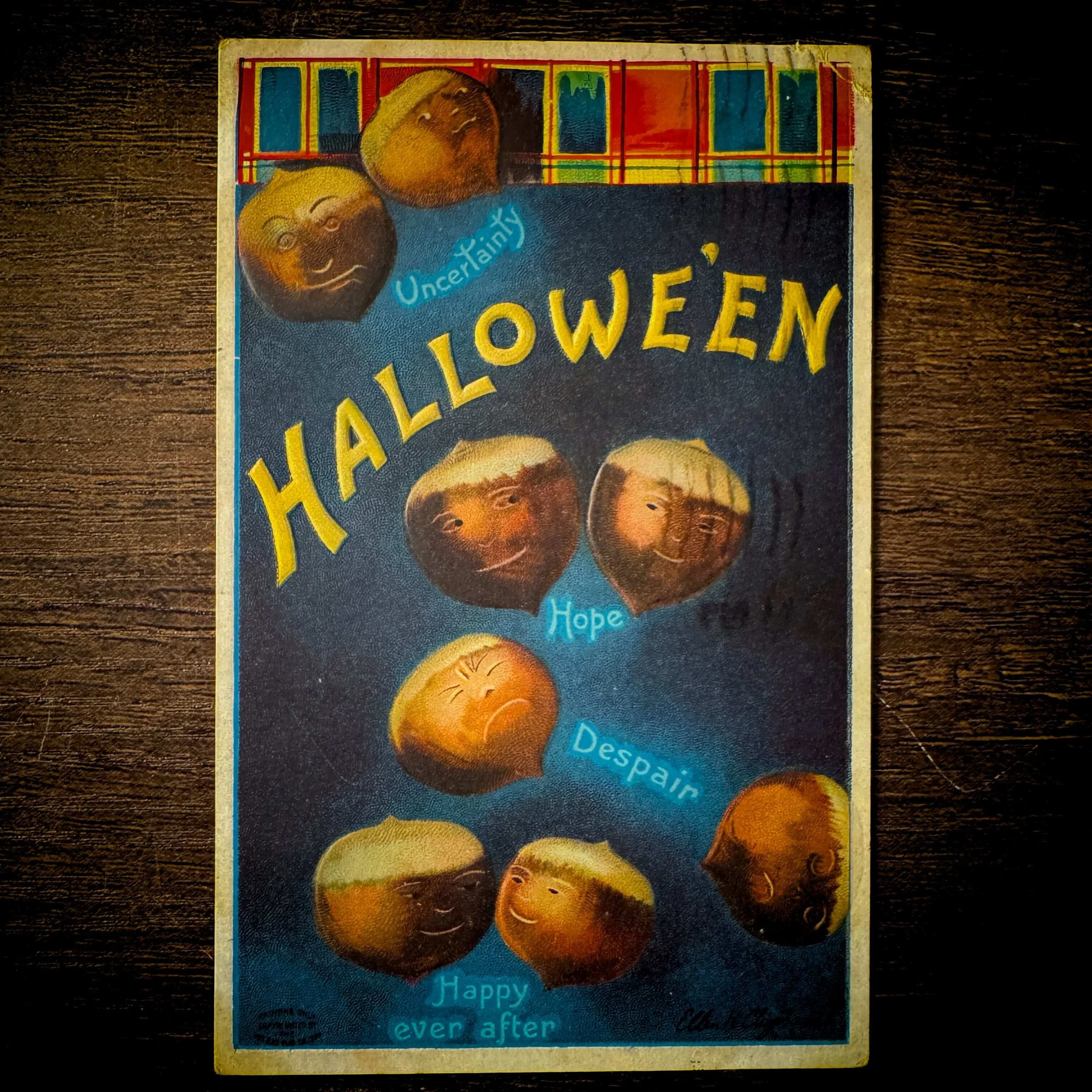 Ellen Clapsaddle Acorn Expressions Halloween Postcard 3.jpg