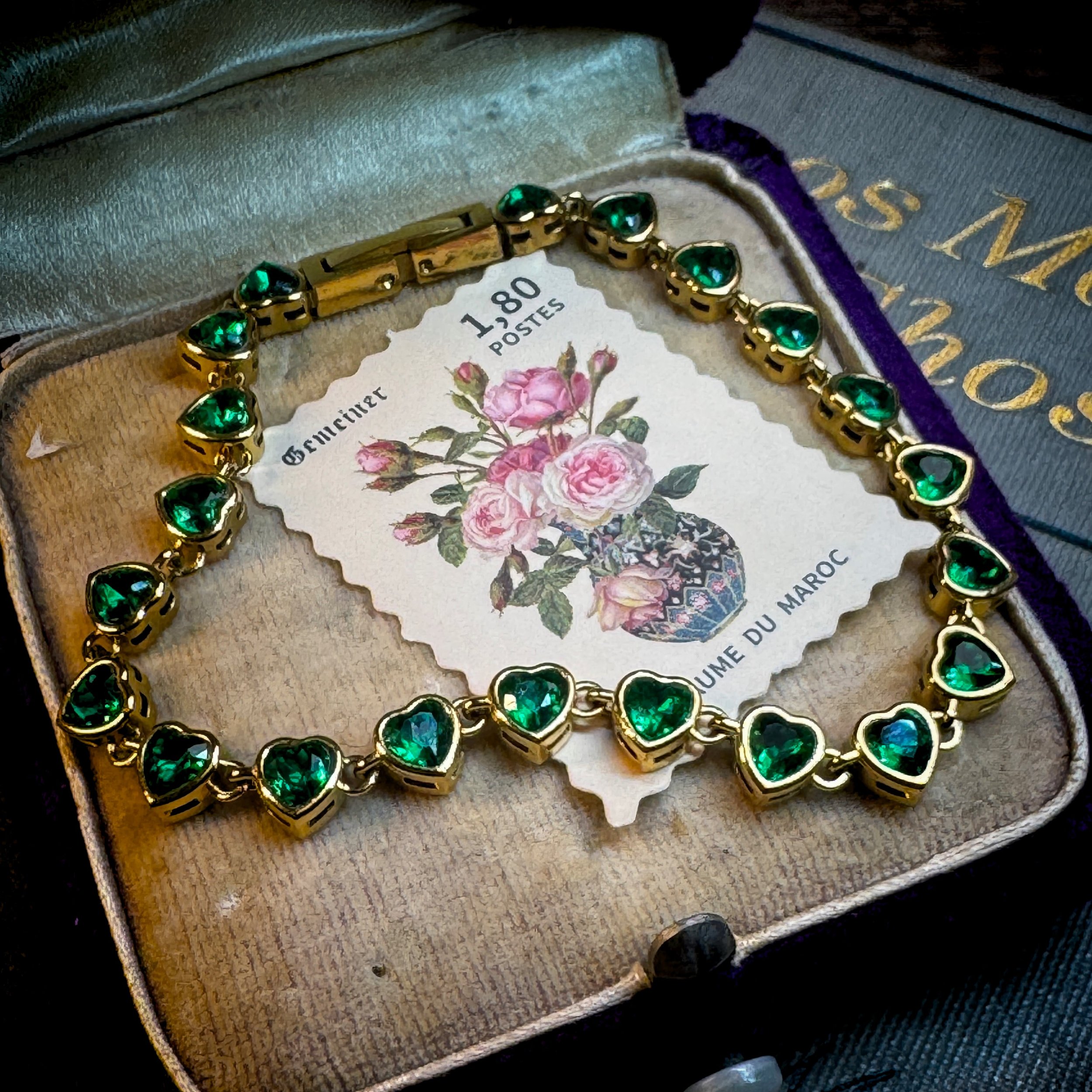 Emerald Heart Tennis Bracelet 1.jpg