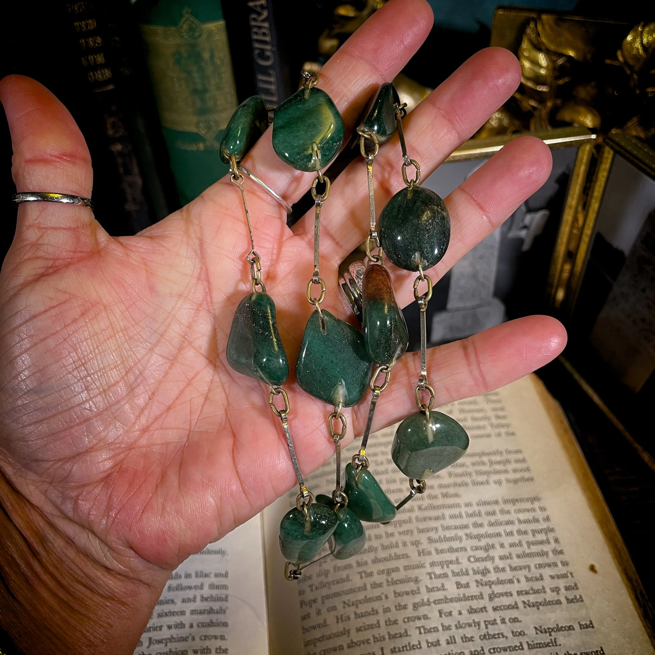 Green Aventurine Necklace 24 inch - 2.jpg