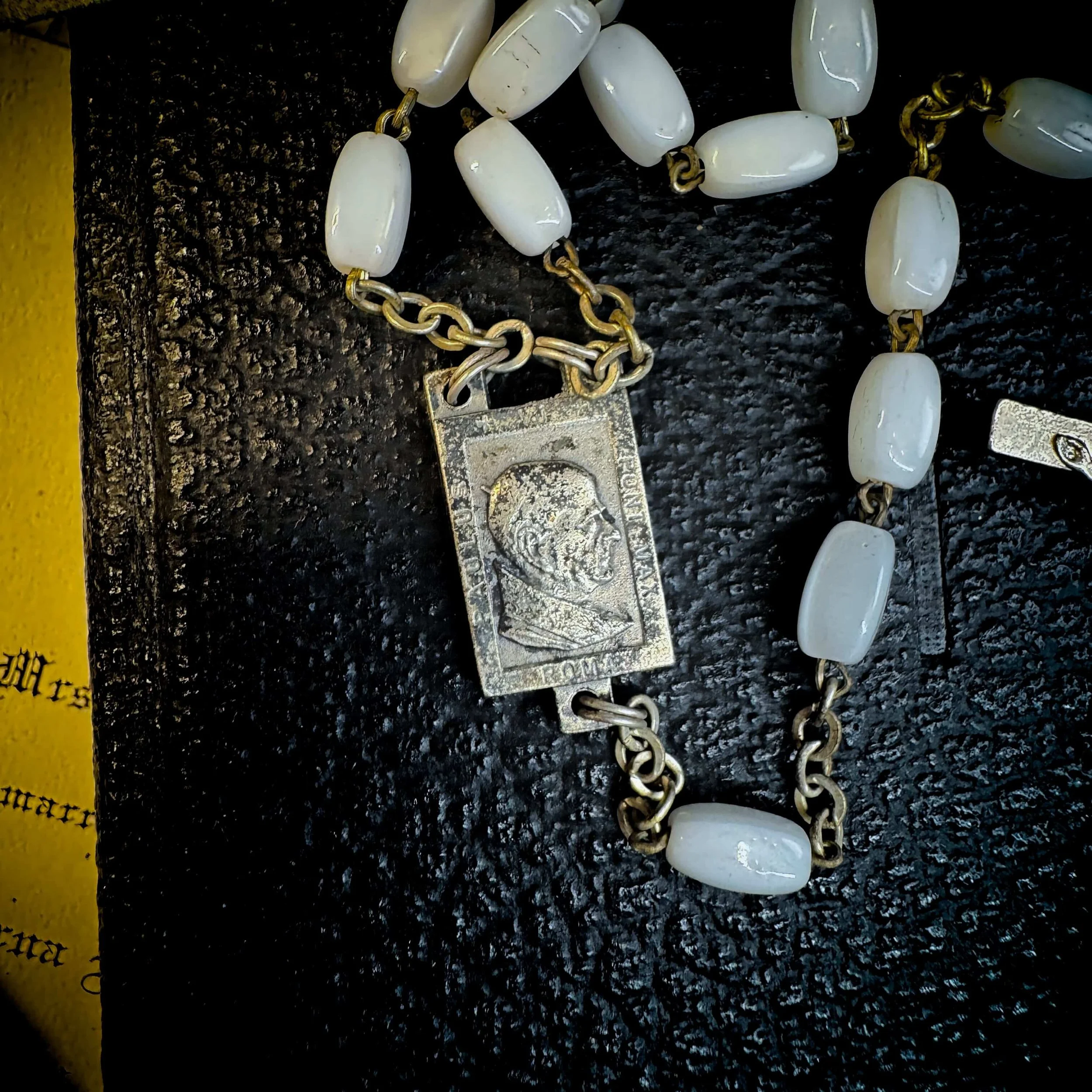 Vintage White Plastic Bead Rosary 2(1).jpg