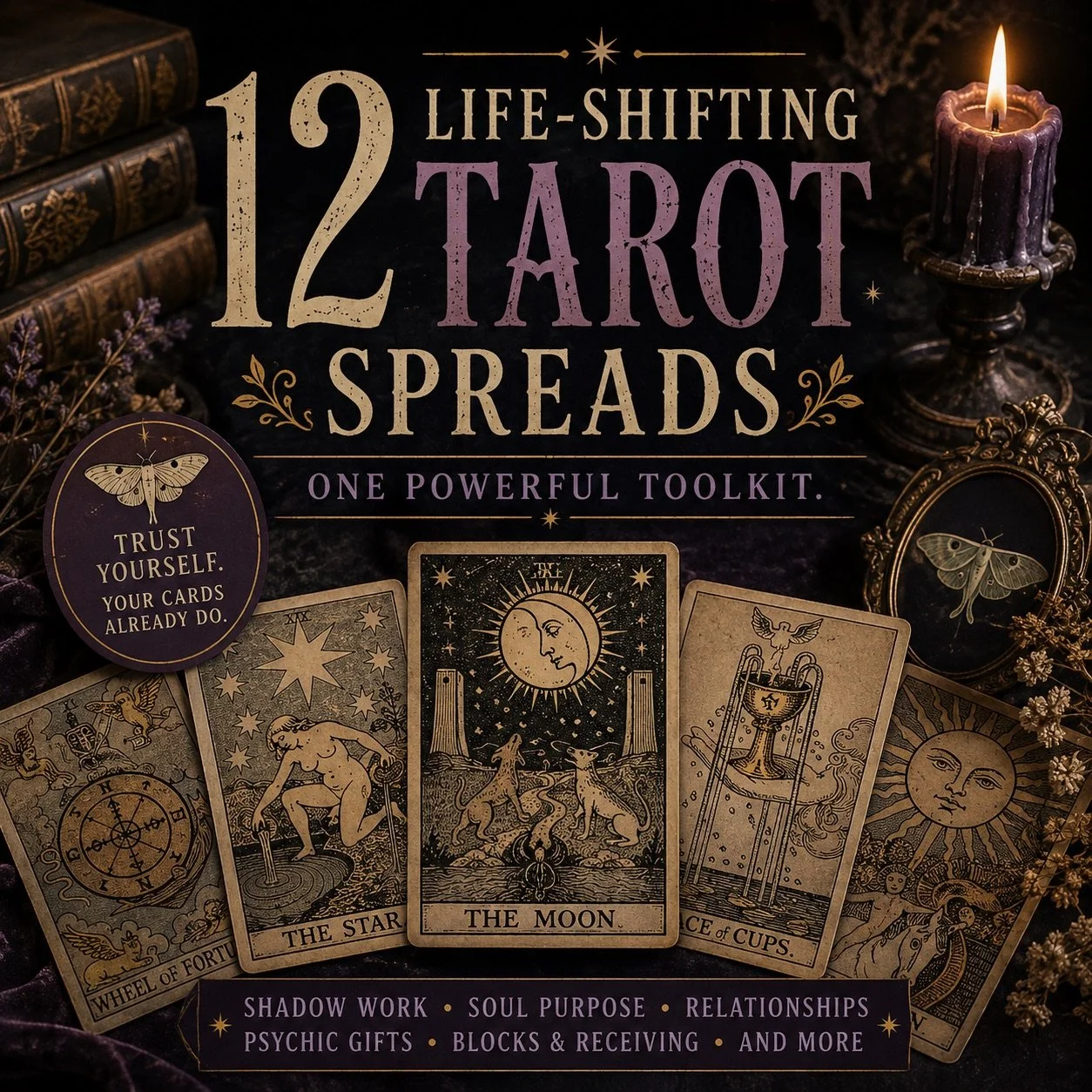🕯 Full Collection- Tarot Spread Kit (Digital Download)