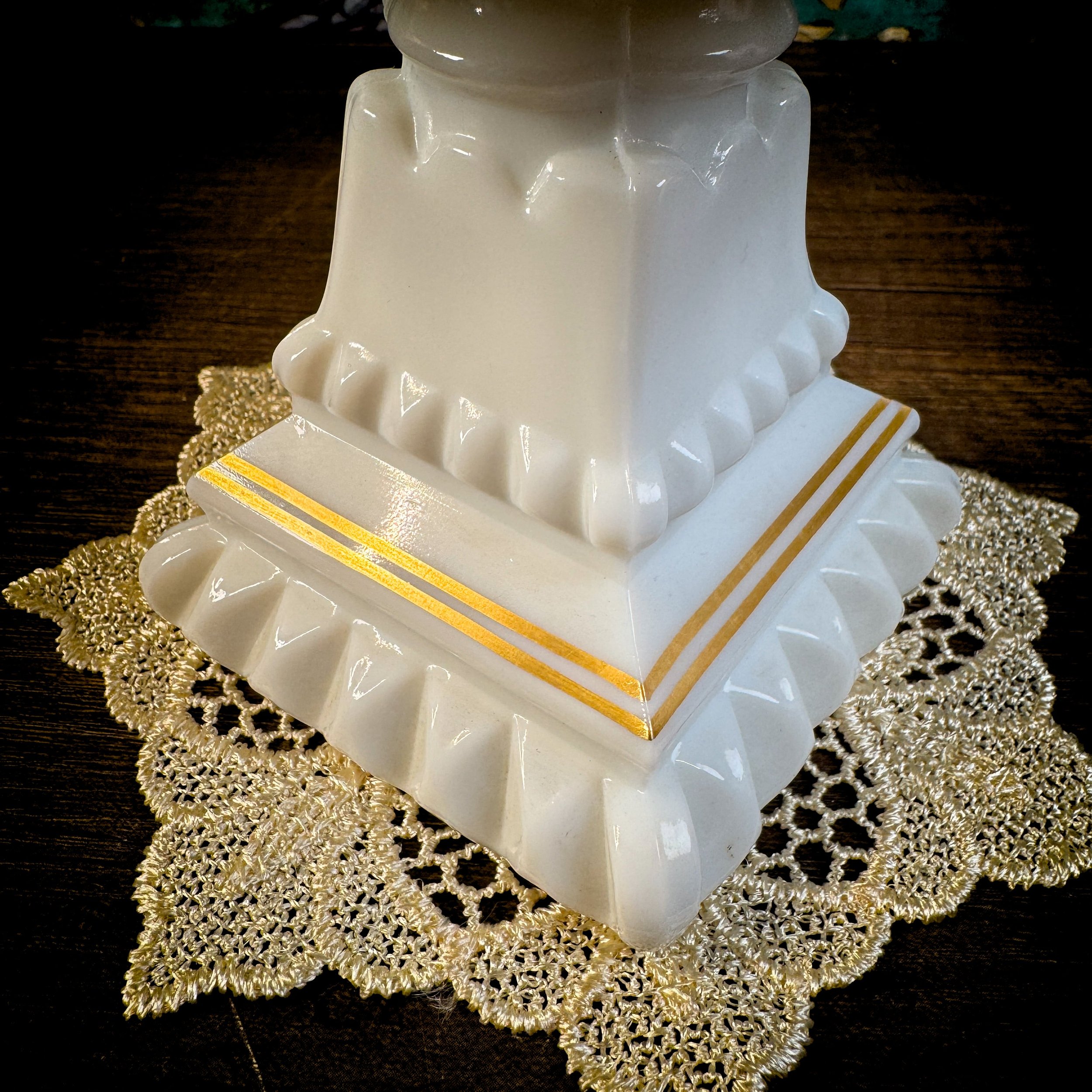 Westmoreland Milk Glass Wedding Cake Box Candy -11.jpg