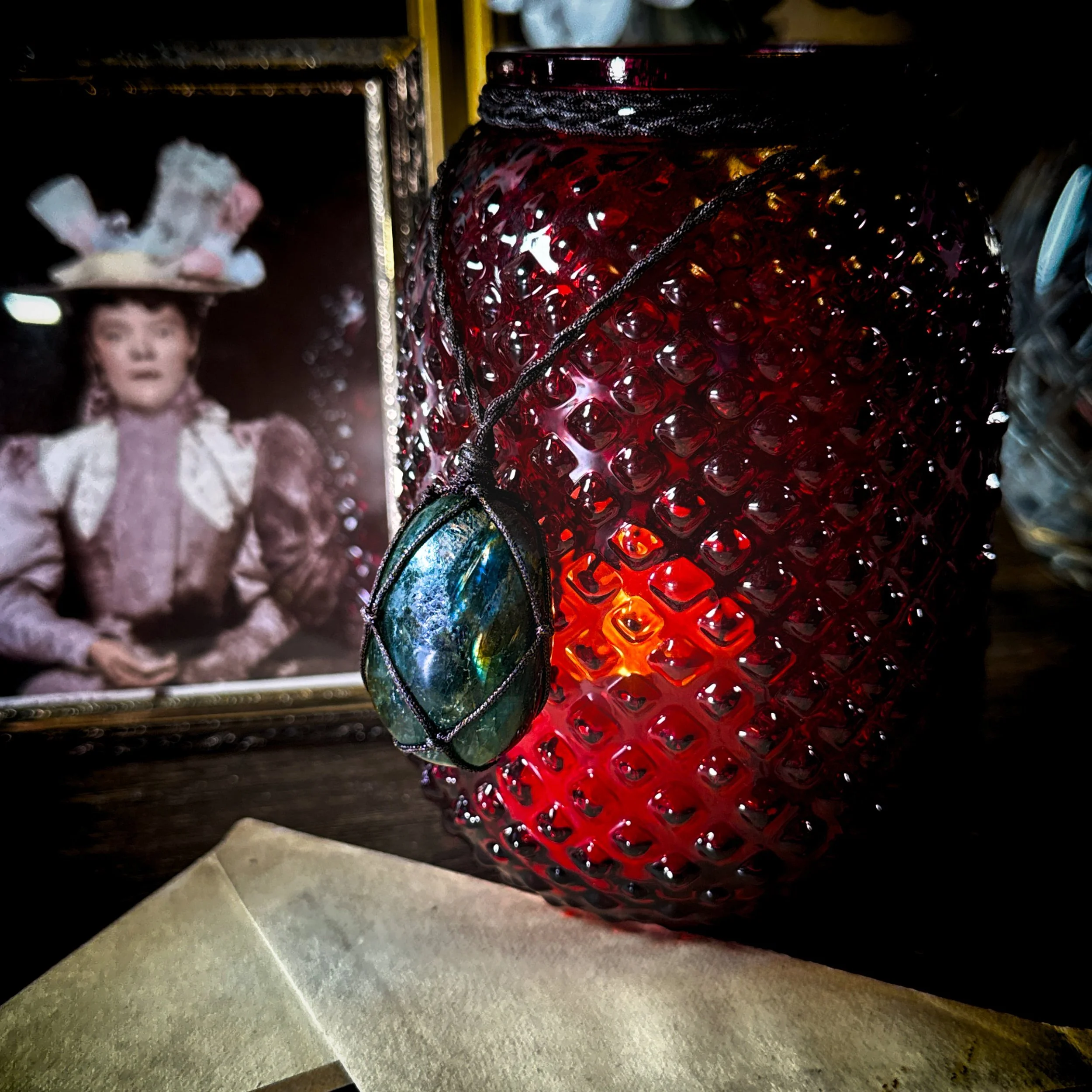 Labradorite Tumble Macrame Necklace 3.jpg