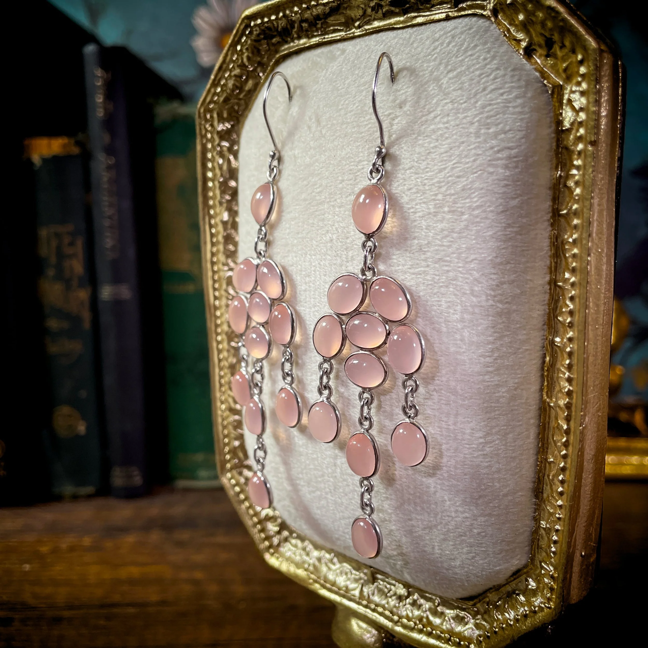 Rose Quartz Dangle Earrings 1.jpg