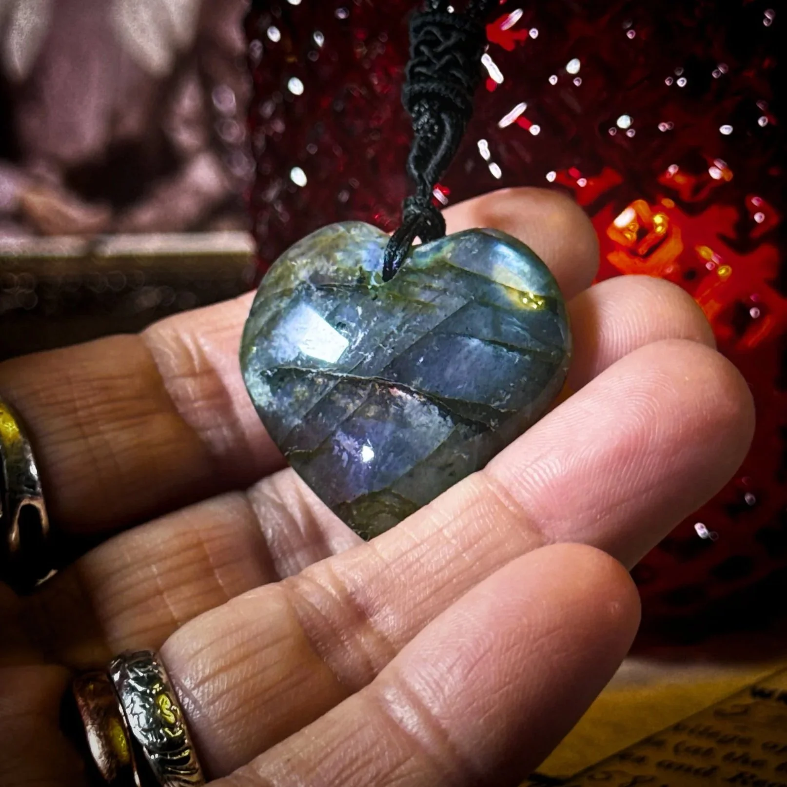 Labradorite Heart of Resolve Necklace