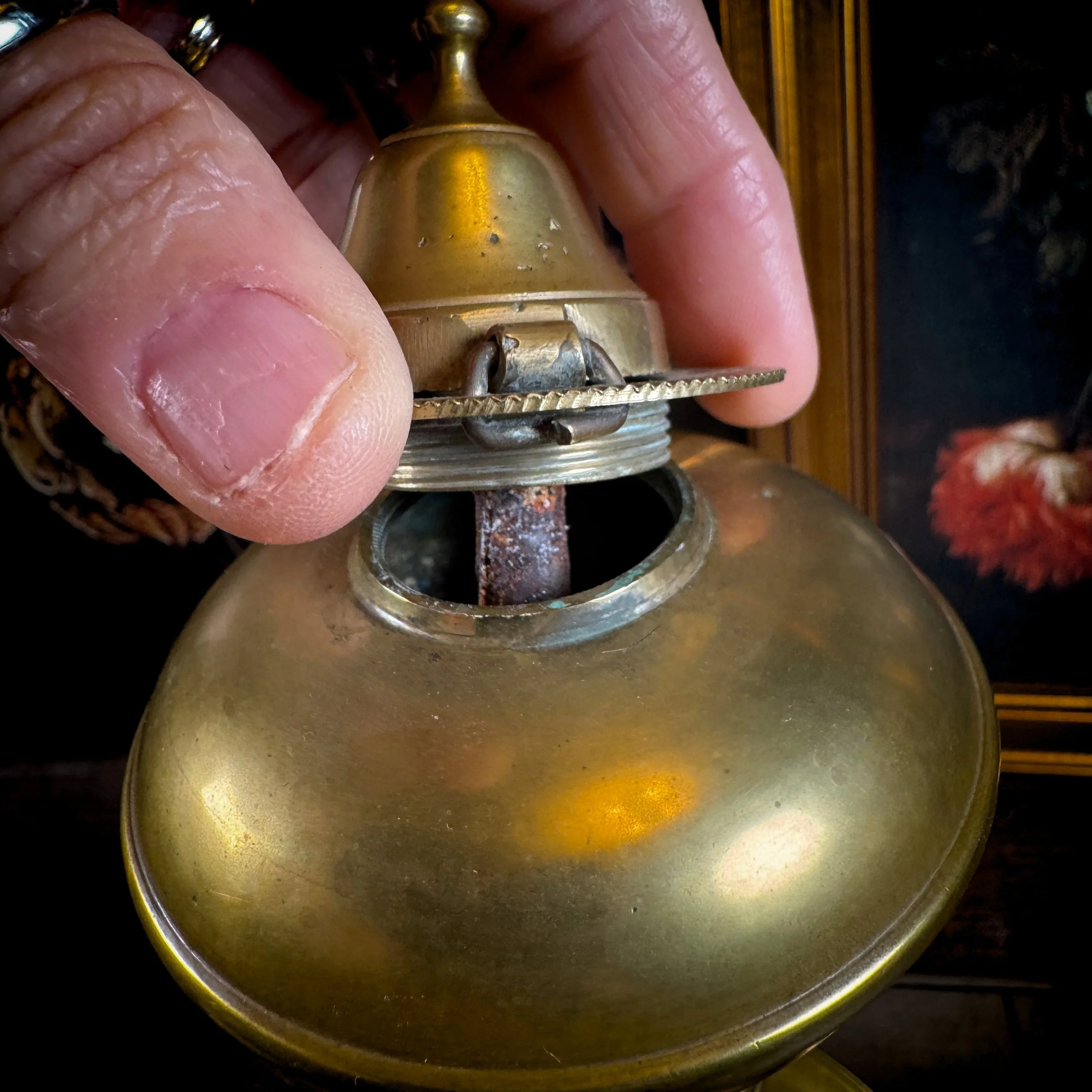 Vintage Brass Oil Lamp 2.jpg