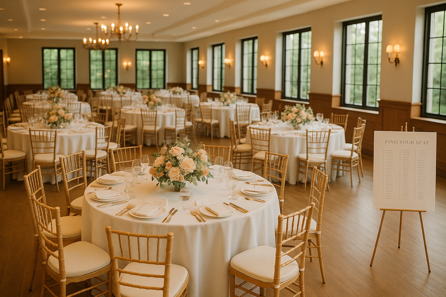 How to Plan Wedding Seating for 150 Guests
