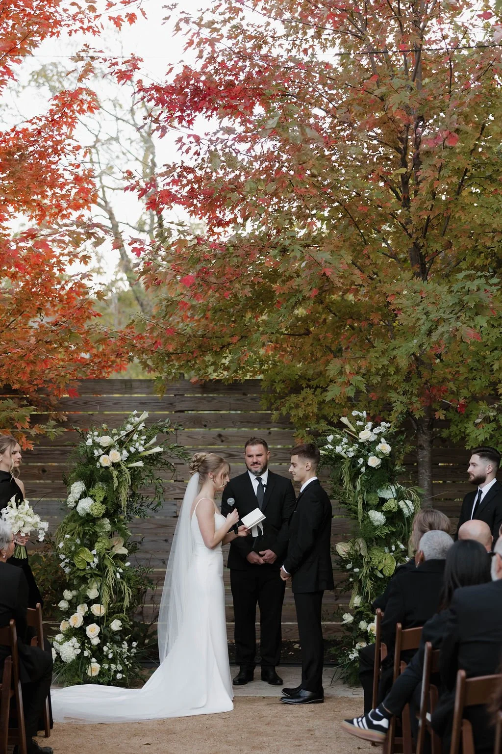 Outdoor Wedding Space for Cocktails