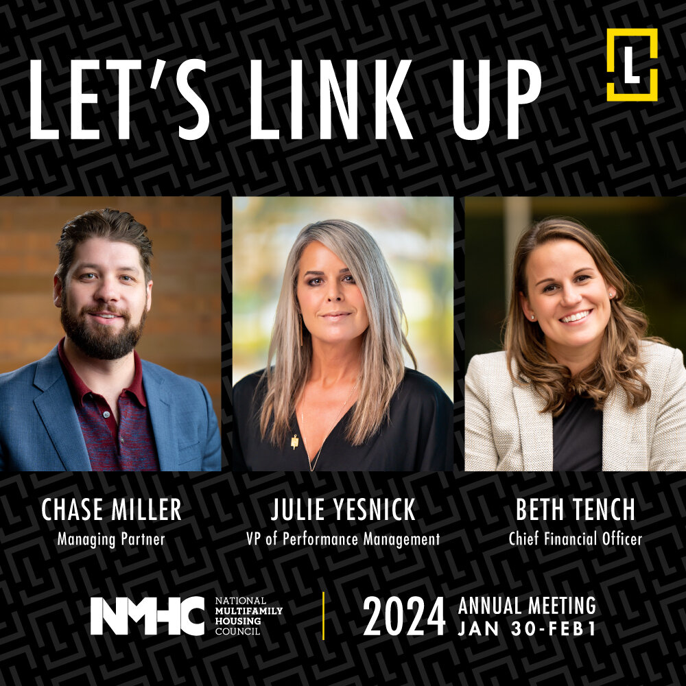 Next week, we&rsquo;ll be headed to San Diego, CA for the National Multifamily Housing Council Annual Meeting! Attending the conference and interested in connecting with our team? Let&rsquo;s LINK up! Send us a message to schedule a meeting! #NMHC202