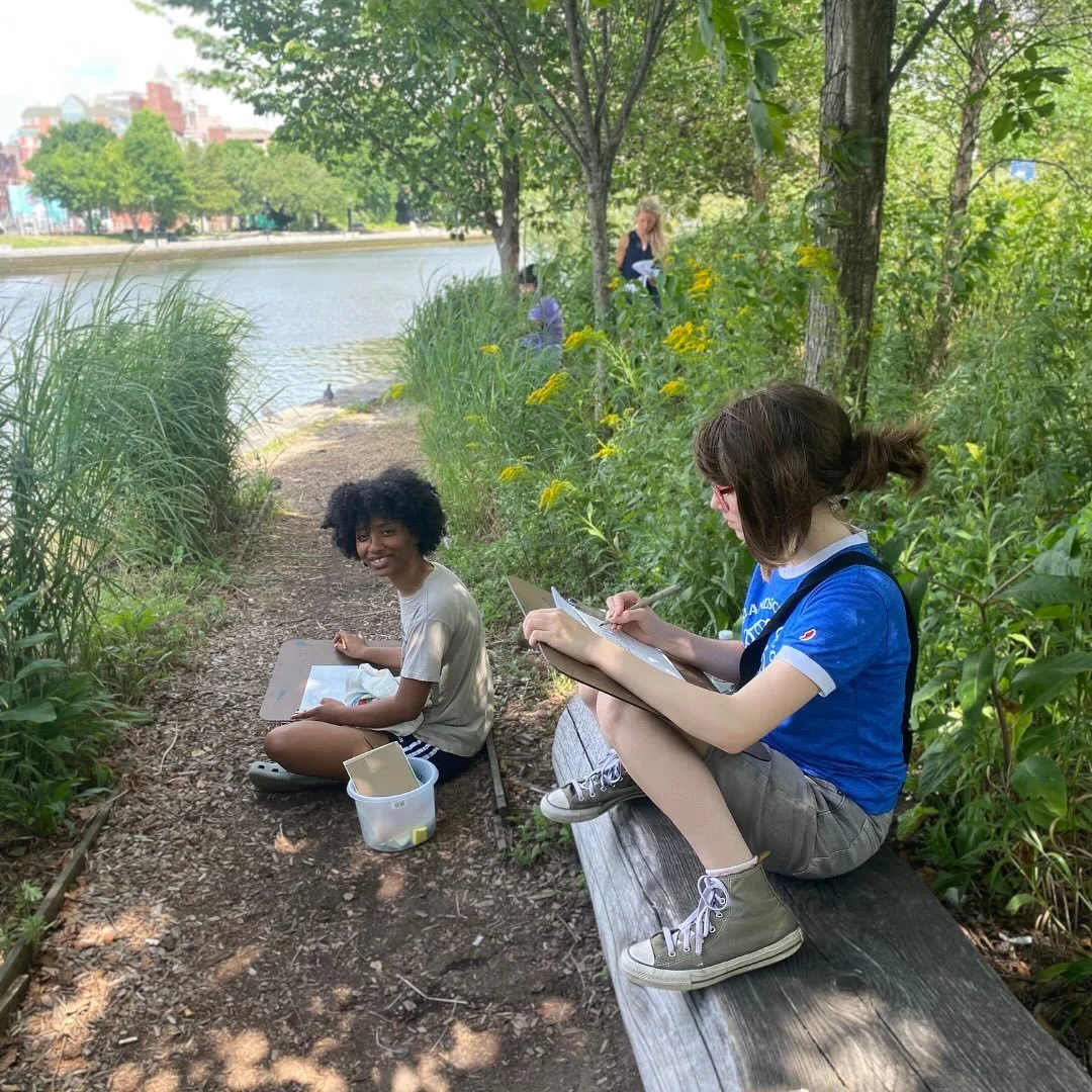 Summer wrap-up ☀️ feat. photos from:

🎨Plenair Painting workshop led by @elliecashmandesign 

🤖Our annual Hasbro Toy + Game Design program

🧵Hosting teens from @onwardwelearn for a week-long fashion class taught by @dorianepps_