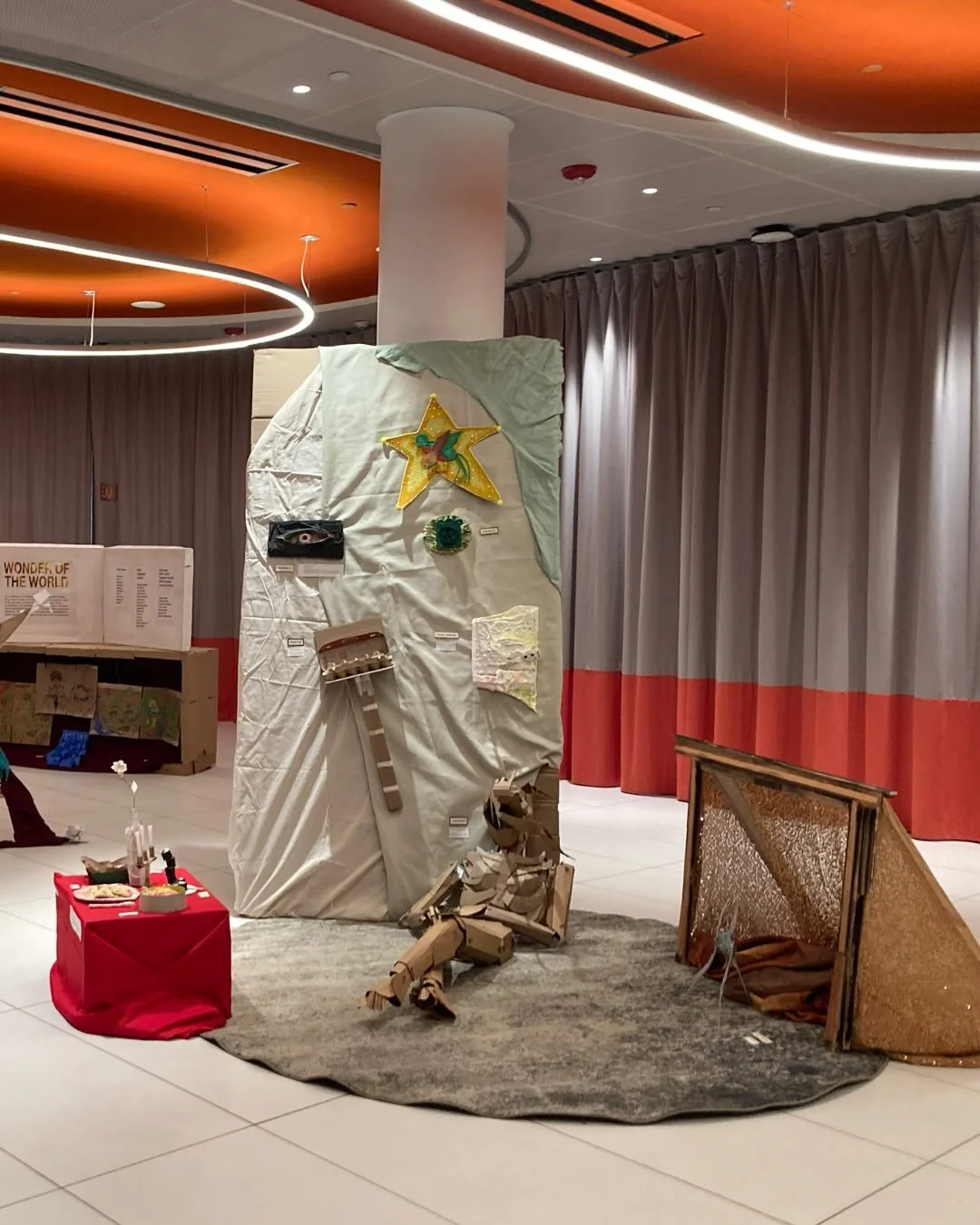 WONDER OF THE WORLD: A fun collaboration between Project Open Door teens and RISD Sculpture Juniors! Over a few workshops, we explored ideas of home and imagined what a community monument could be. This exhibition celebrated creativity, teamwork, and