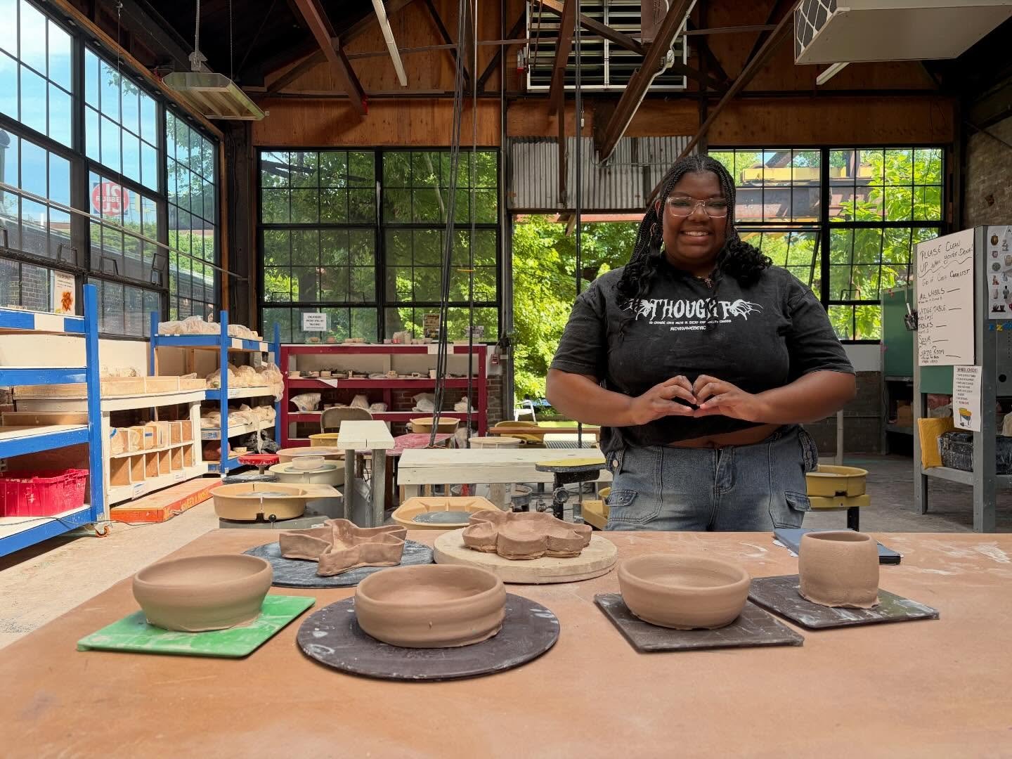 Last week we wrapped up our first week of summer programming at The Steel Yard! Check out this recap along with some amazing work from our teens! Huge Shout out to Fred + @juanaseemyprints for guiding and showing us the ropes of ceramics!