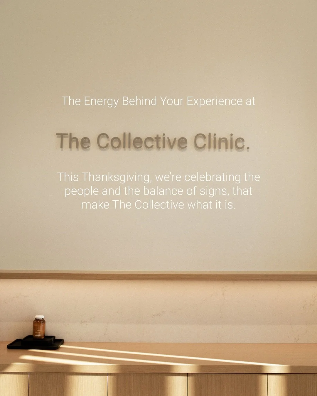 The magic you feel at The Collective isn&rsquo;t just from our treatments, it&rsquo;s from the people behind them. This Thanksgiving, we&rsquo;re celebrating the stars that make The Collective shine &ndash; our team. 🌙

From passionate fire signs to