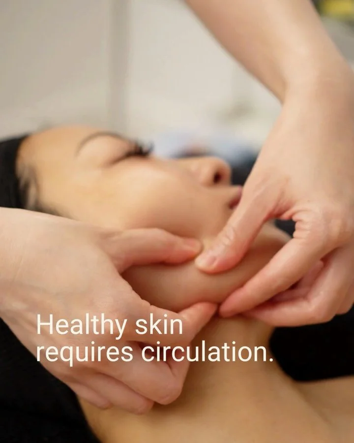 Your skin is doing more than you realize. Most people never meet it halfway.

Circulation delivers oxygen and clears waste. Lymphatic flow reduces congestion and fatigue. When either is sluggish, the skin shows it. Dullness, puffiness, uneven tone th