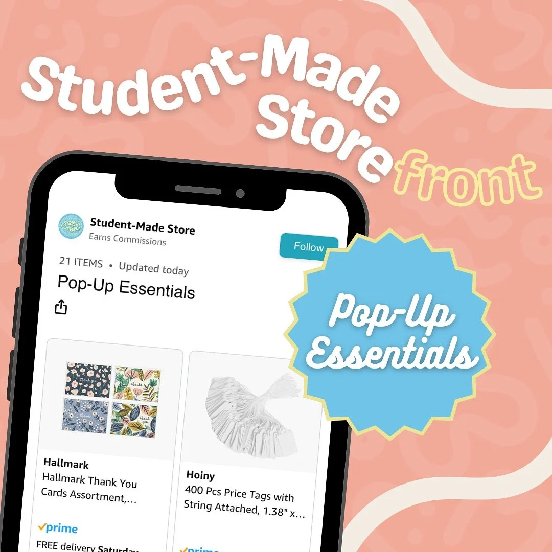 ⭐️ STUDENT-MADE STOREFRONT ⭐️

this week we&rsquo;re bringing you a collection of all the essentials you NEED at pop-ups

click the link in our bio to explore + shop 🛍