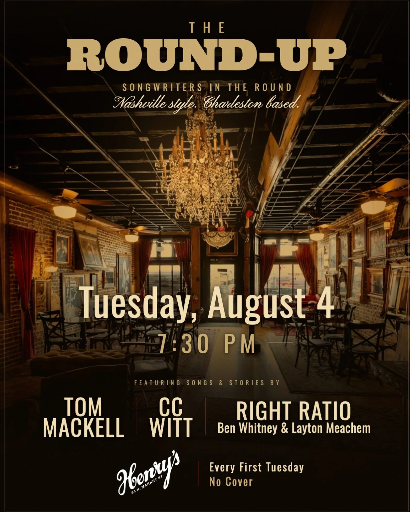 CHARLESTON! It&rsquo;s been a WHILE!! Come on out and hear some of what&rsquo;s cookin! 🔥 Pumped to be a part of a great lineup and share some songs and stories. Let&rsquo;s go! ⚡️🎶