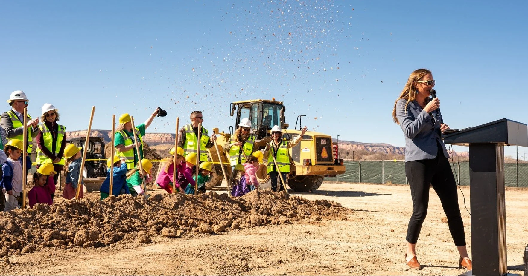 Breaking Ground: Confluence Center at Dos Rios!
On February 26, we celebrated the groundbreaking of the Confluence Center of Colorado at Dos Rios, a hub for conservation, outdoor education, and land stewardship.
This incredible space will be shared