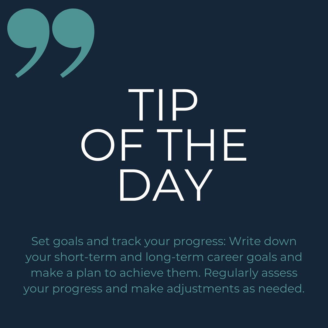 TIP OF THE DAY! 💡

Set goals and invest in yourself to achieve them. Being proactive plays a vital role in the process. Don't wait for opportunities to come to you - take the initiative to seek out new challenges, ask for feedback, and pitch new ide