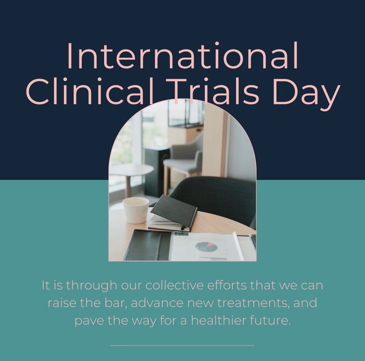 Today, we celebrate International Clinical Trials Day! 🎊
 
We extend heartfelt gratitude to all study participants, research professionals, physicians, and others who contribute countless hours to clinical trials. Your unwavering commitment to globa