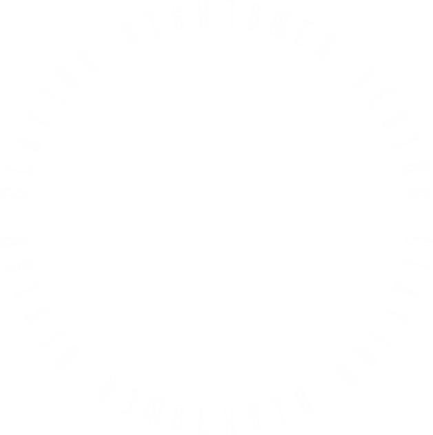 Black circular logo with white text that reads "HIGHTOWER DESIGNS CLANTON HIGHTOWER DESIGN" in a circular arrangement.