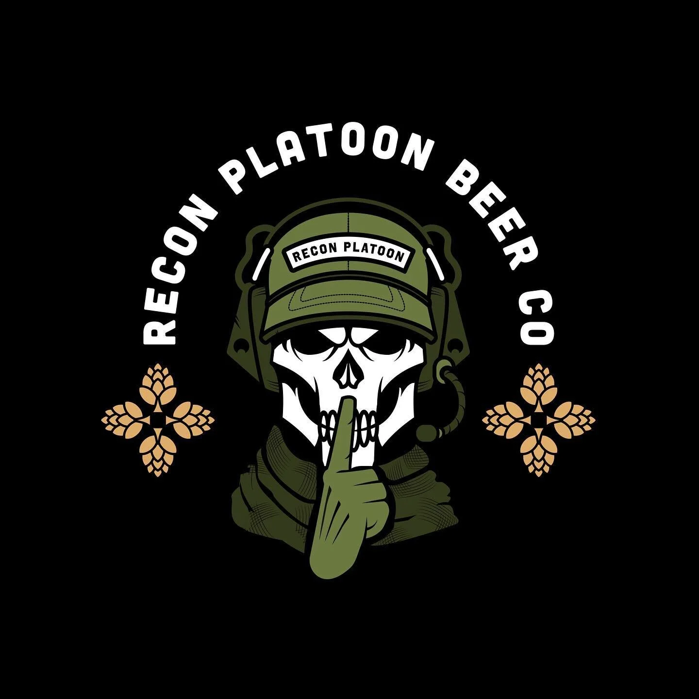 Recon Platoon Beer Co brand identity. A beer company created by the the platoon, to support the platoon. Check out the full case study with the link in my bio.
.
.
.
.
#military #beer #design #brand #skull #hops #brewery #logo