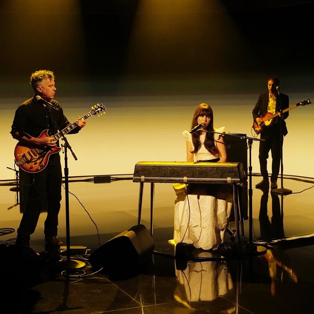 With She & Him on Jimmy Kimmel Live