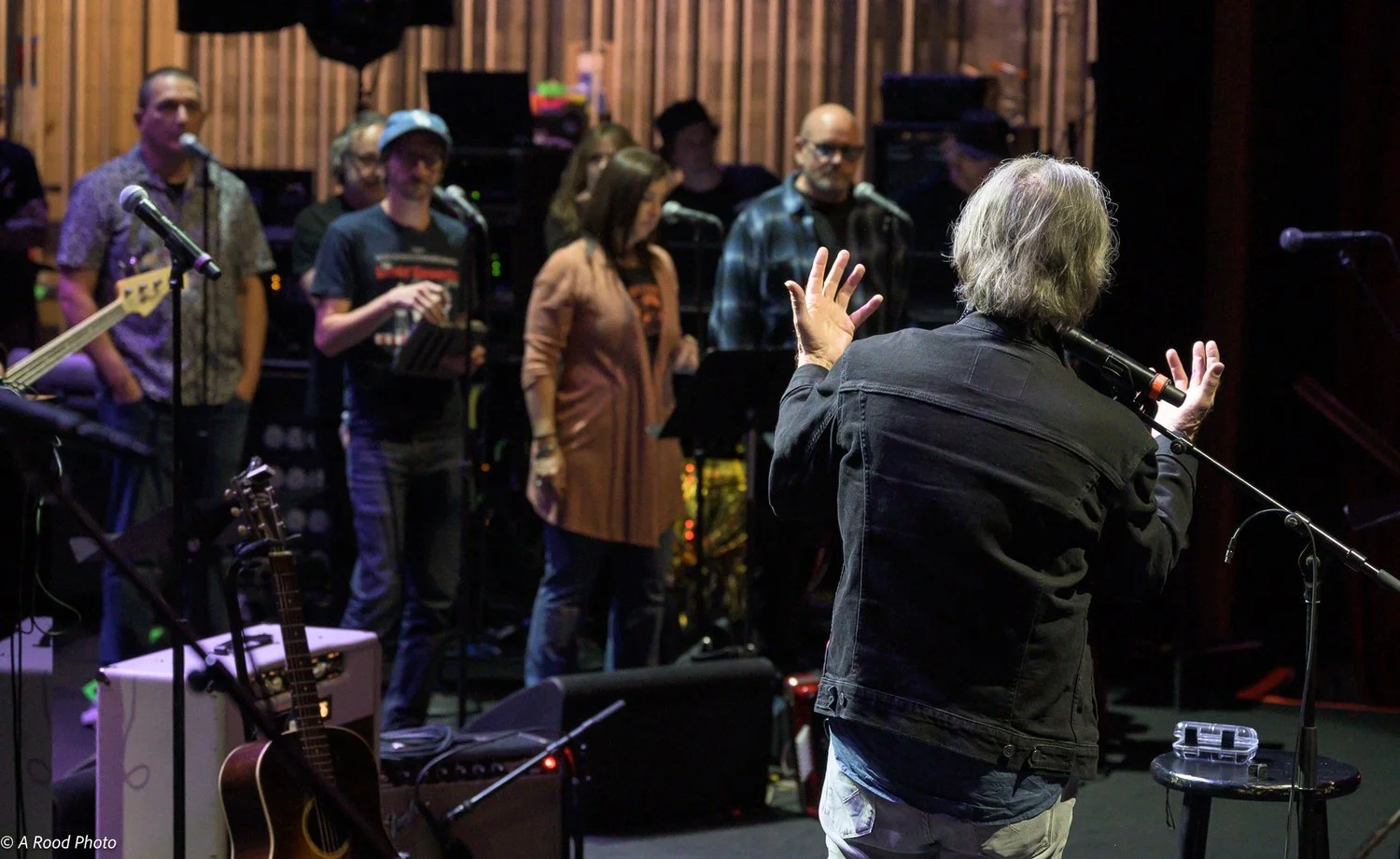 Receiving direction from Jackson Browne