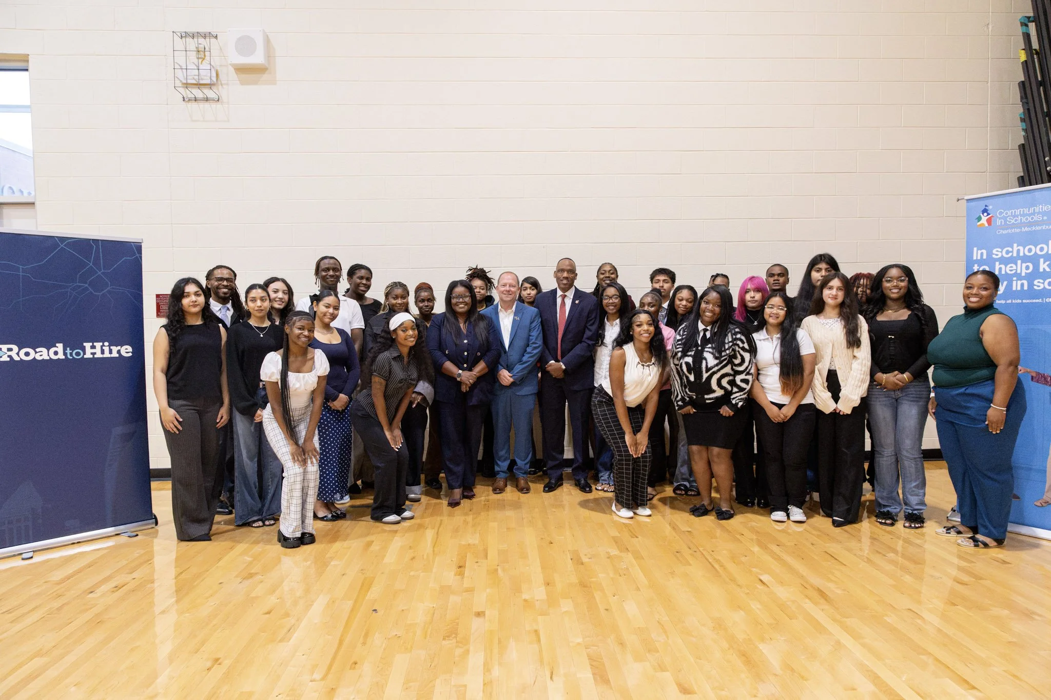Students take Center Stage as CIS-Charlotte and Road to Hire Announce New Partnership