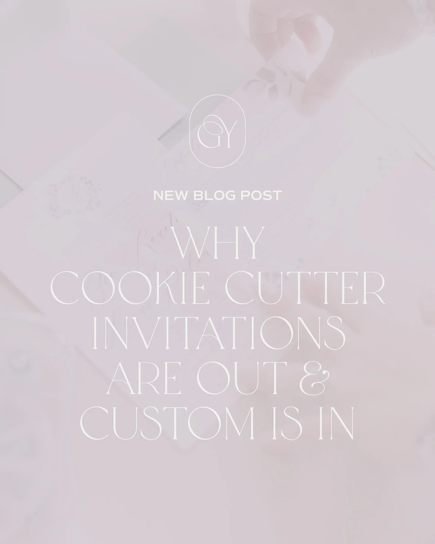 Here&rsquo;s the thing: Templates are everywhere. You can probably tell exactly where some invites have come from, which program was used, and that they are DIY&rsquo;d. They&rsquo;re easy. Click, drag, change the names, done. But they&rsquo;re also 