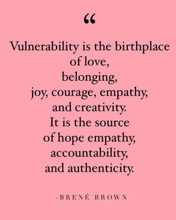 This week, Cohort 6 discusses vulnerability and its role in our lives--how vulnerability is not about weakness but about courage. As Bren&eacute; Brown said, &quot;Daring greatly means the courage to be vulnerable. It means to show up and be seen. To