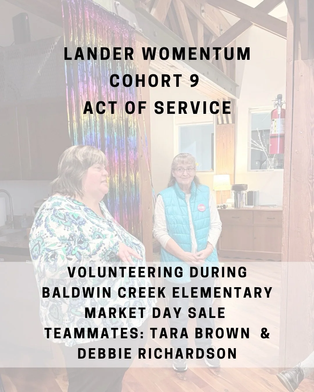 &ldquo;Empowering the next generation of makers! ✨

As part of our Lander Womentum Cohort 9 service project, Tara Brown and Debbie Richardson had the joy of volunteering at Baldwin Creek Elementary. They spent the day helping students refine their cr